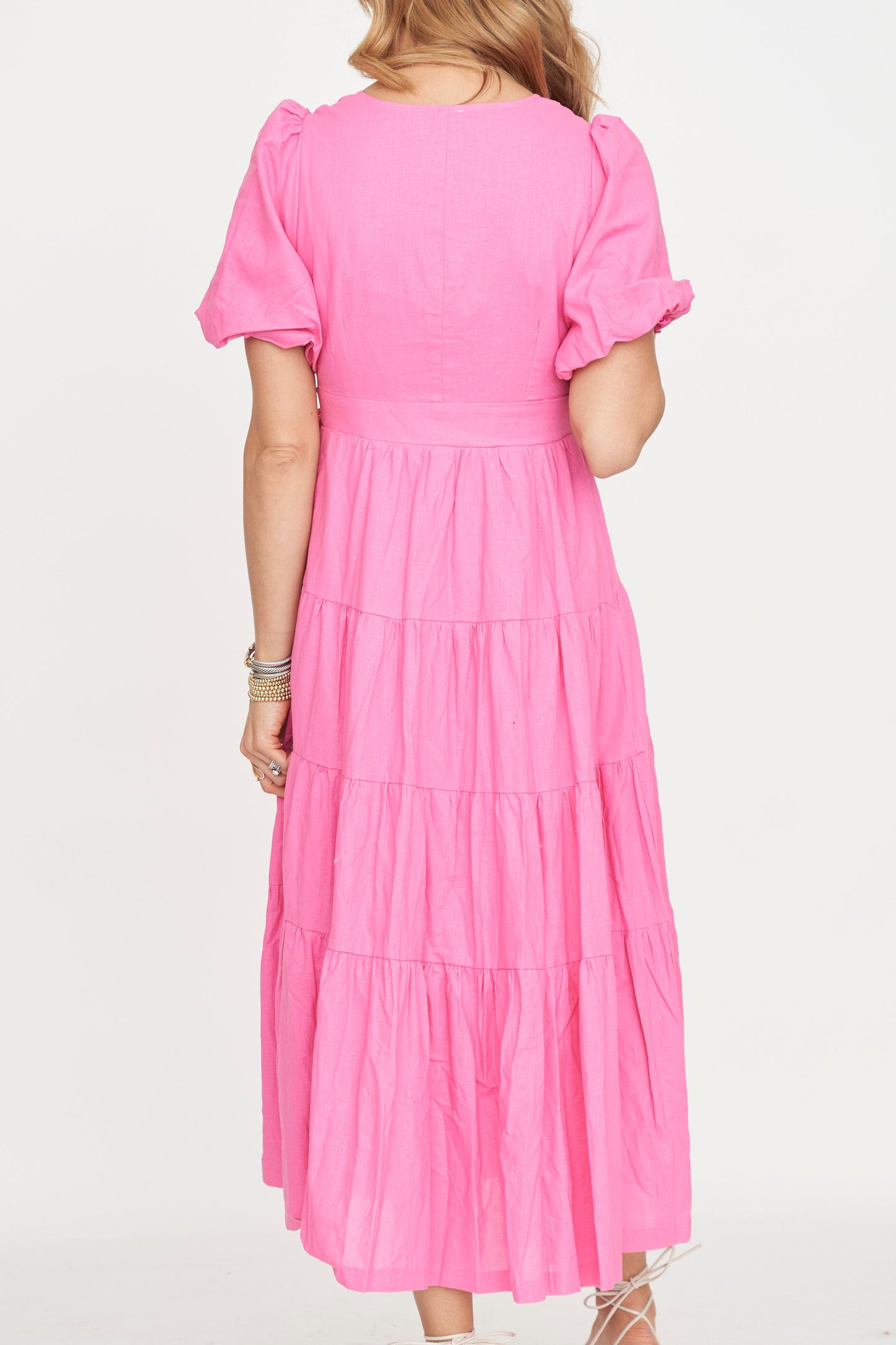 Nora Wrap Midi Dress