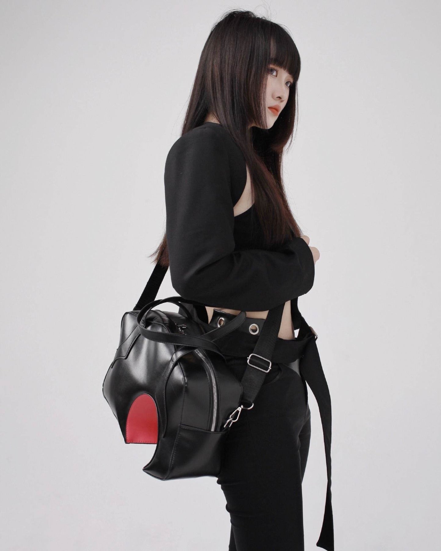 Small and niche personality PU round geometric bag - Concordia Style Boutique