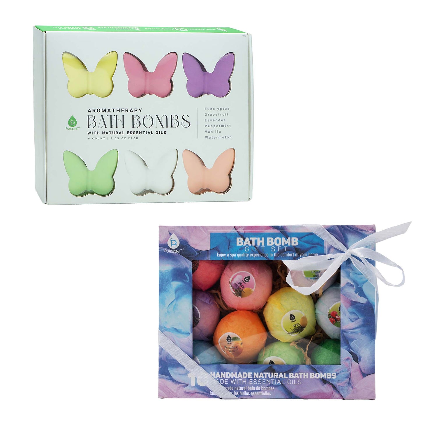 Pursonic Aromatherapy Bath Bomb Collection – Transform Your Bath into a Spa - Concordia Style Boutique