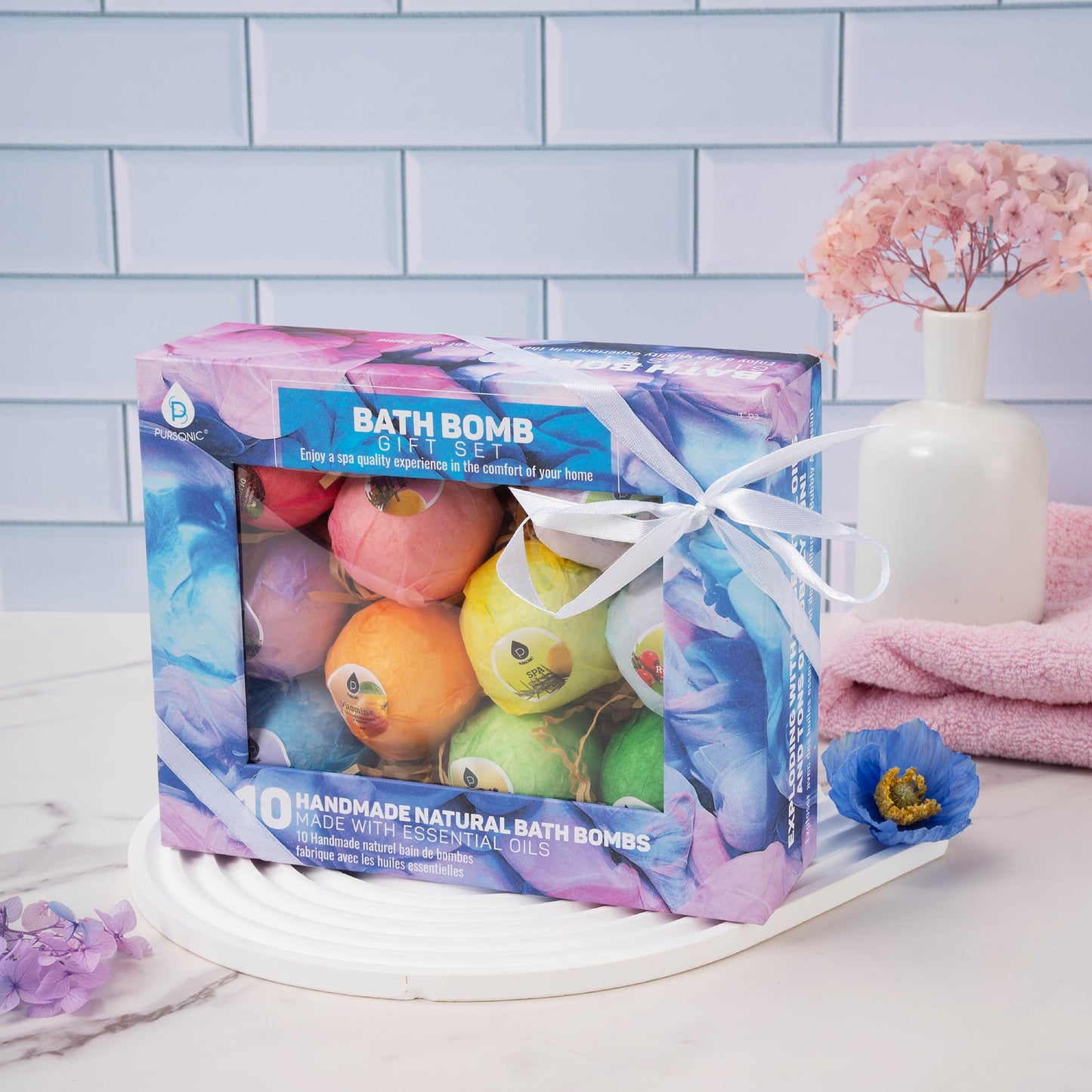 10 Pcs of Handmade, Natural and Organic Bath Bombs - Concordia Style Boutique