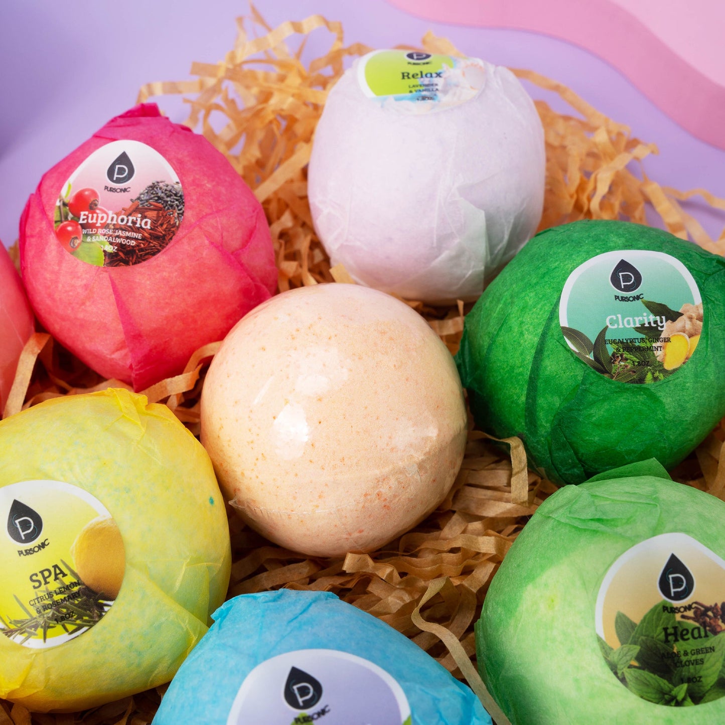 10 Pcs of Handmade, Natural and Organic Bath Bombs - Concordia Style Boutique