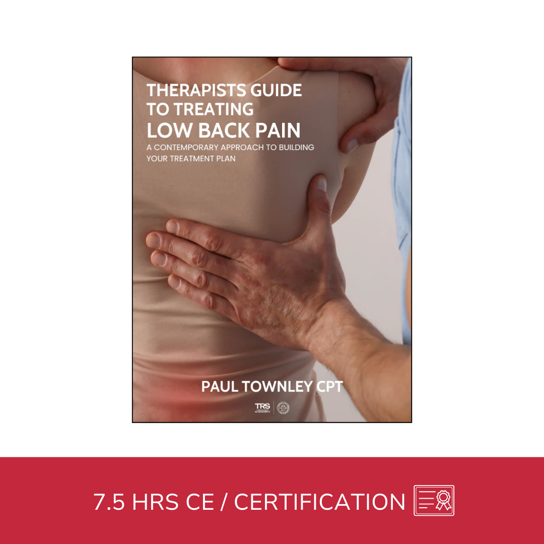 Contemporary Approach to Low Back Pain (7.5 hrs) - Concordia Style Boutique