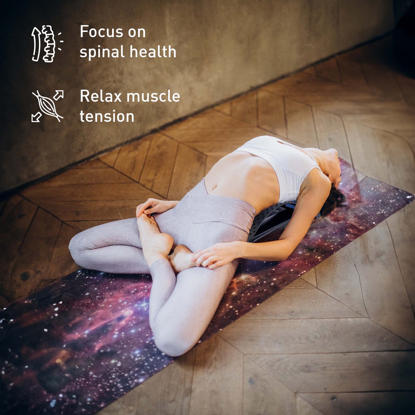 Pursonic Relax & Restore Bundle: Multi-Level Back Stretcher & 3-Speed Massage Gun - Concordia Style Boutique