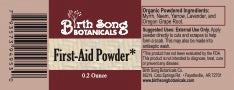 Organic Herbal First Aid Powder, with Myrrh, Neem, and Yarrow - Concordia Style Boutique