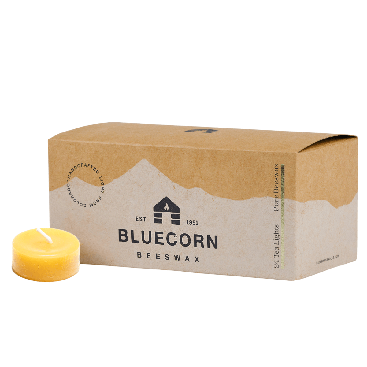 Pure Beeswax Tea Light Candles - Concordia Style Boutique
