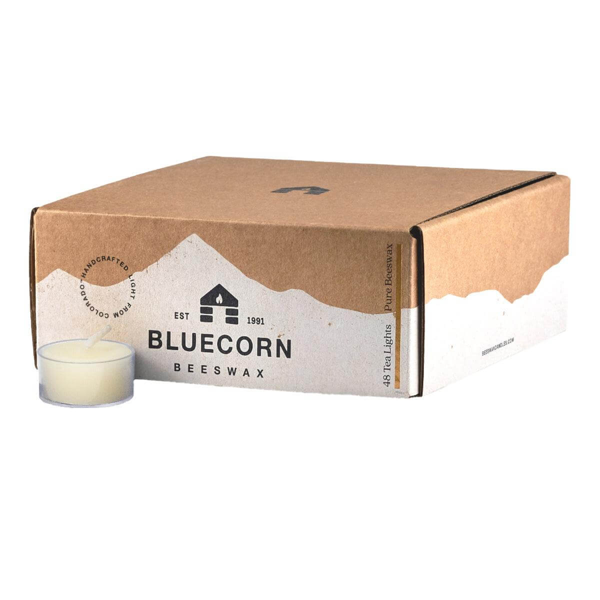 Pure Beeswax Tea Light Candles - Concordia Style Boutique