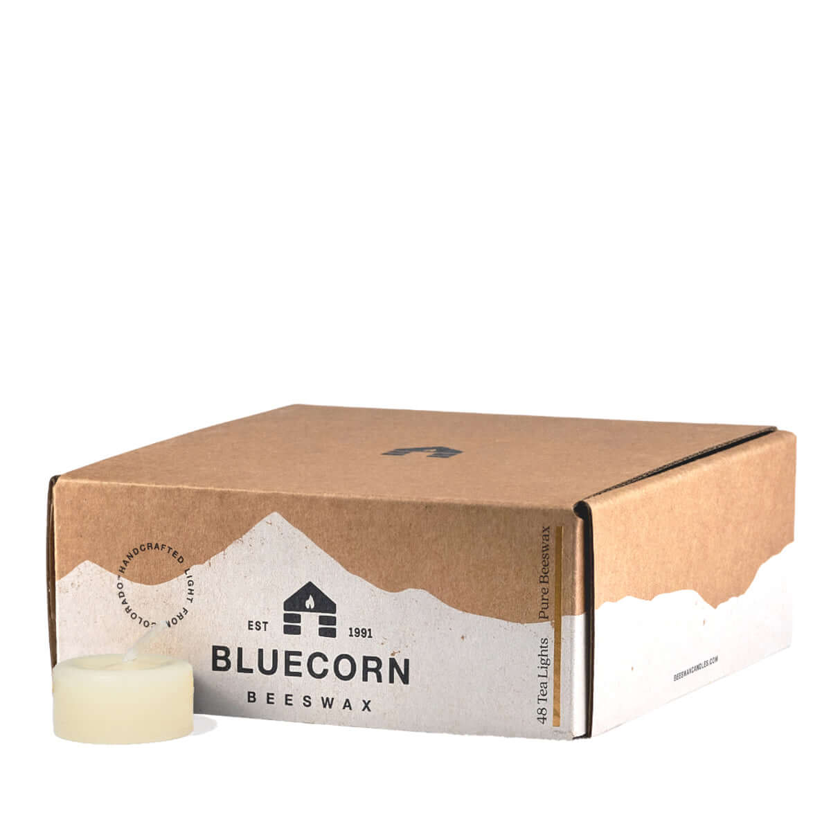 Pure Beeswax Tea Light Candles - Concordia Style Boutique