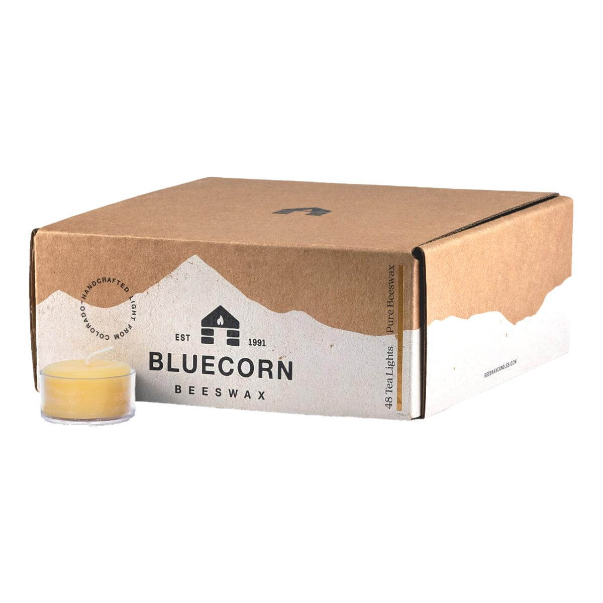 Pure Beeswax Tea Light Candles - Concordia Style Boutique