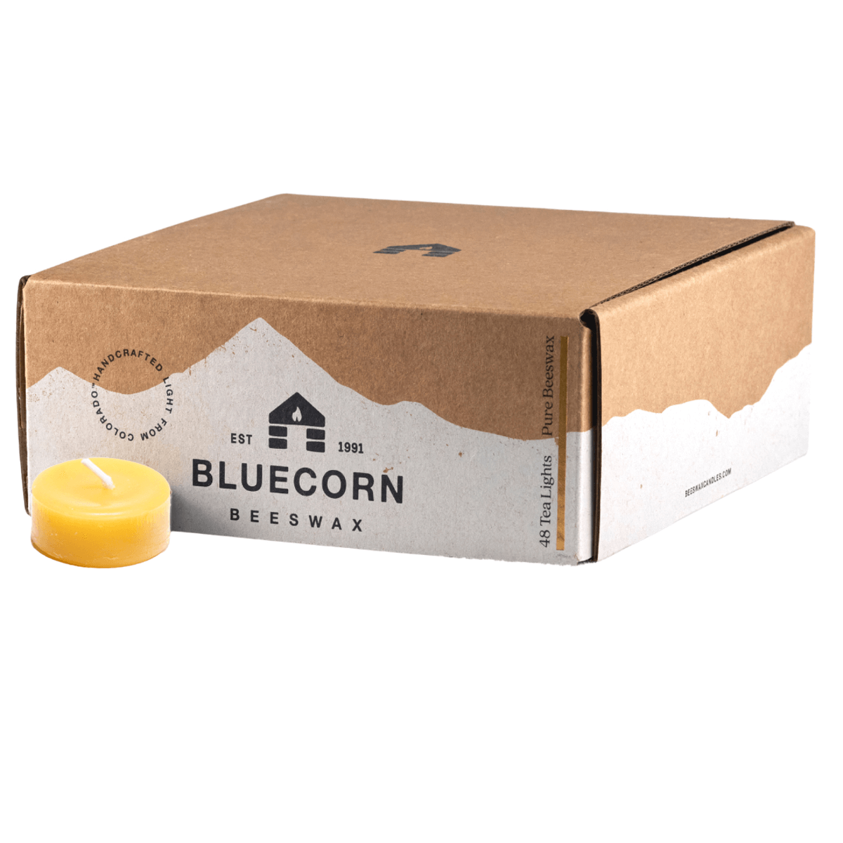 Pure Beeswax Tea Light Candles - Concordia Style Boutique