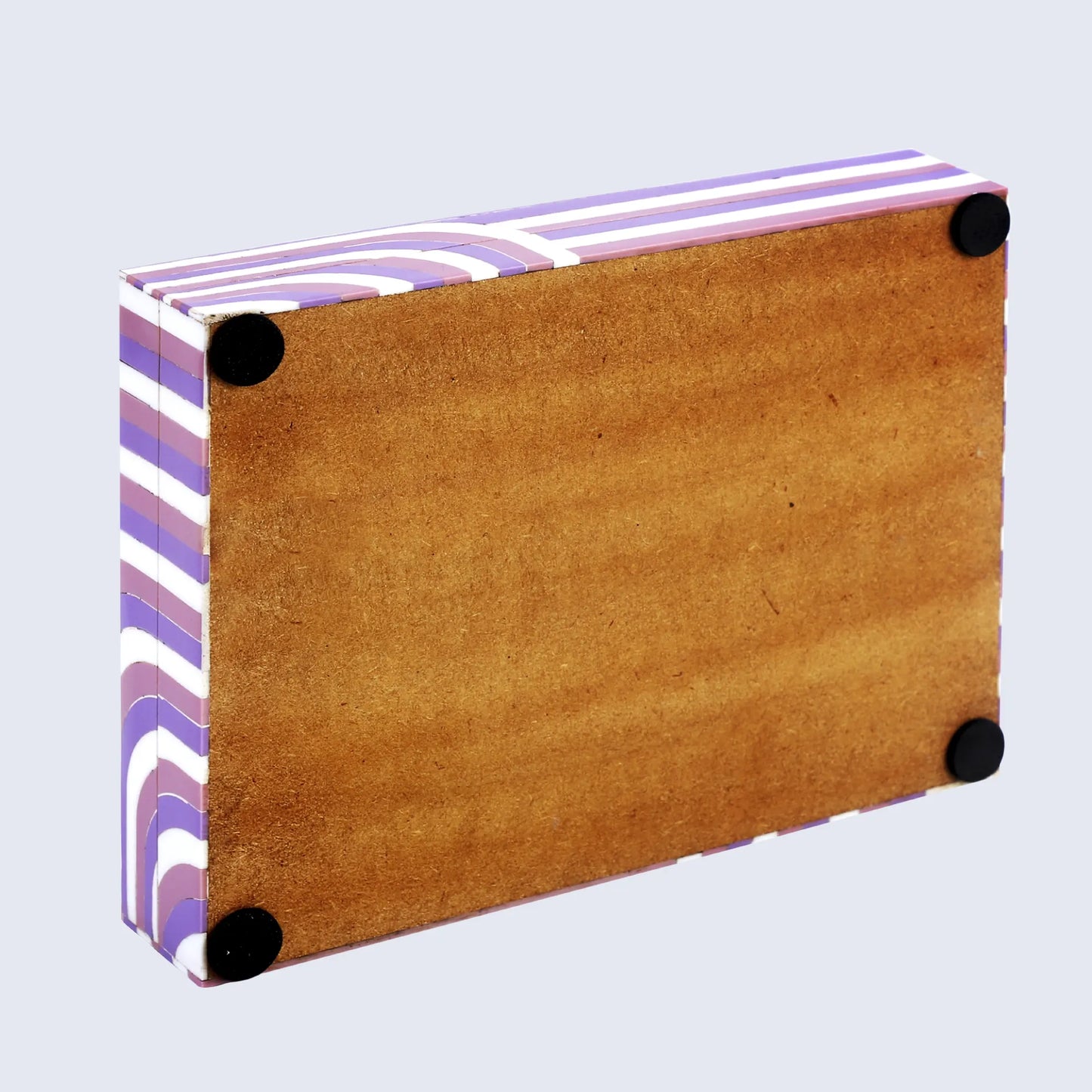 Decorative Storage Box Carnaby Swing Resin Inlay 8 x 6 x 1.5 inch - Concordia Style Boutique