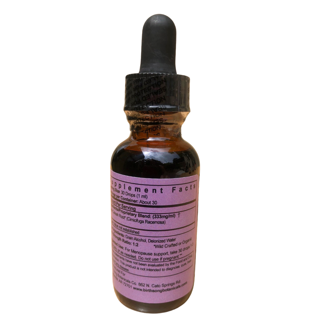 Black Cohosh Root Tincture for Hot Flash, Sleep and Menopause Support* - Concordia Style Boutique