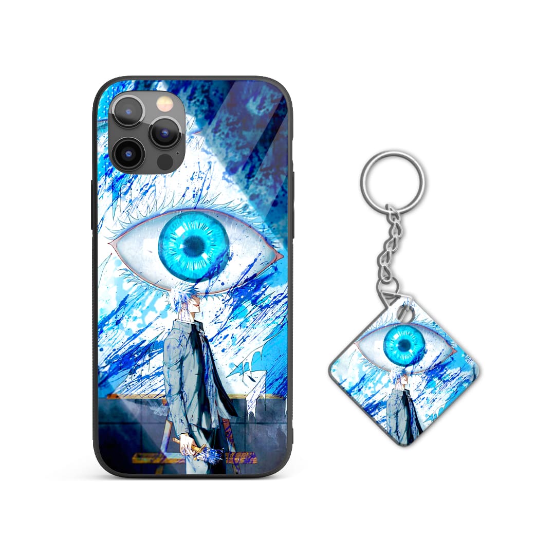 Satoru Gojo Blue Eye Silicone Armored Phone Case