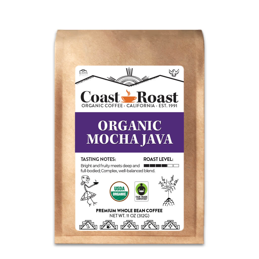 Organic Mocha Java Whole Bean Coffee Blend - Concordia Style Boutique