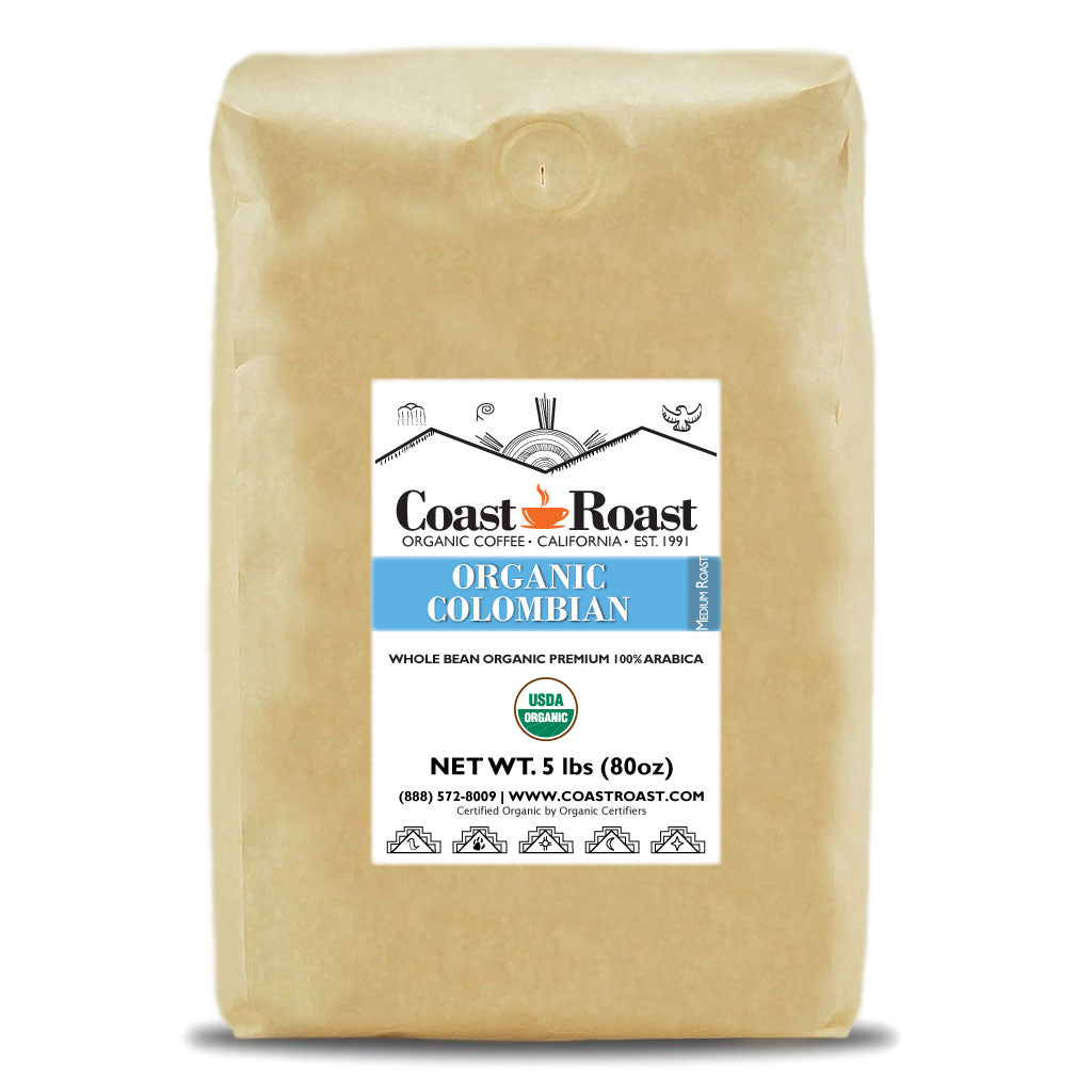 Organic Colombian Whole Bean Coffee Single Origin - Concordia Style Boutique