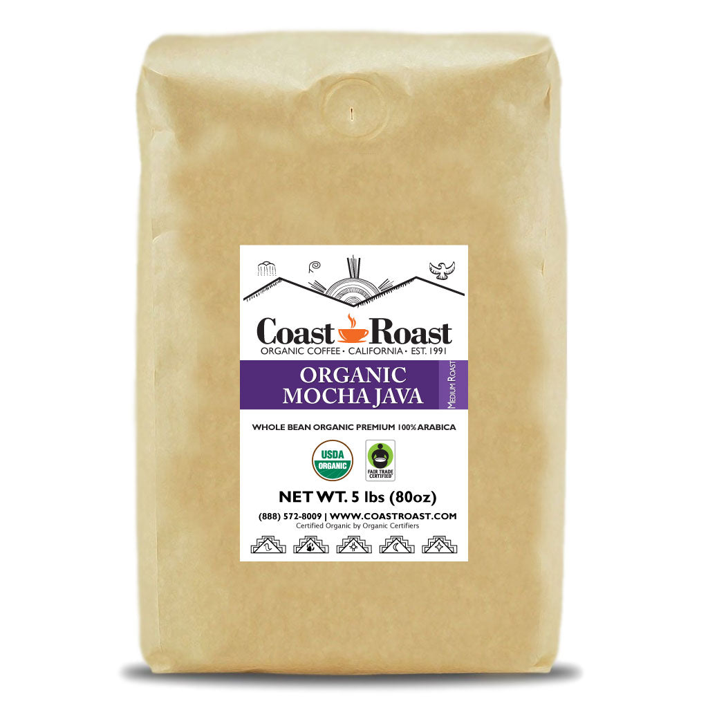 Organic Mocha Java Whole Bean Coffee Blend - Concordia Style Boutique