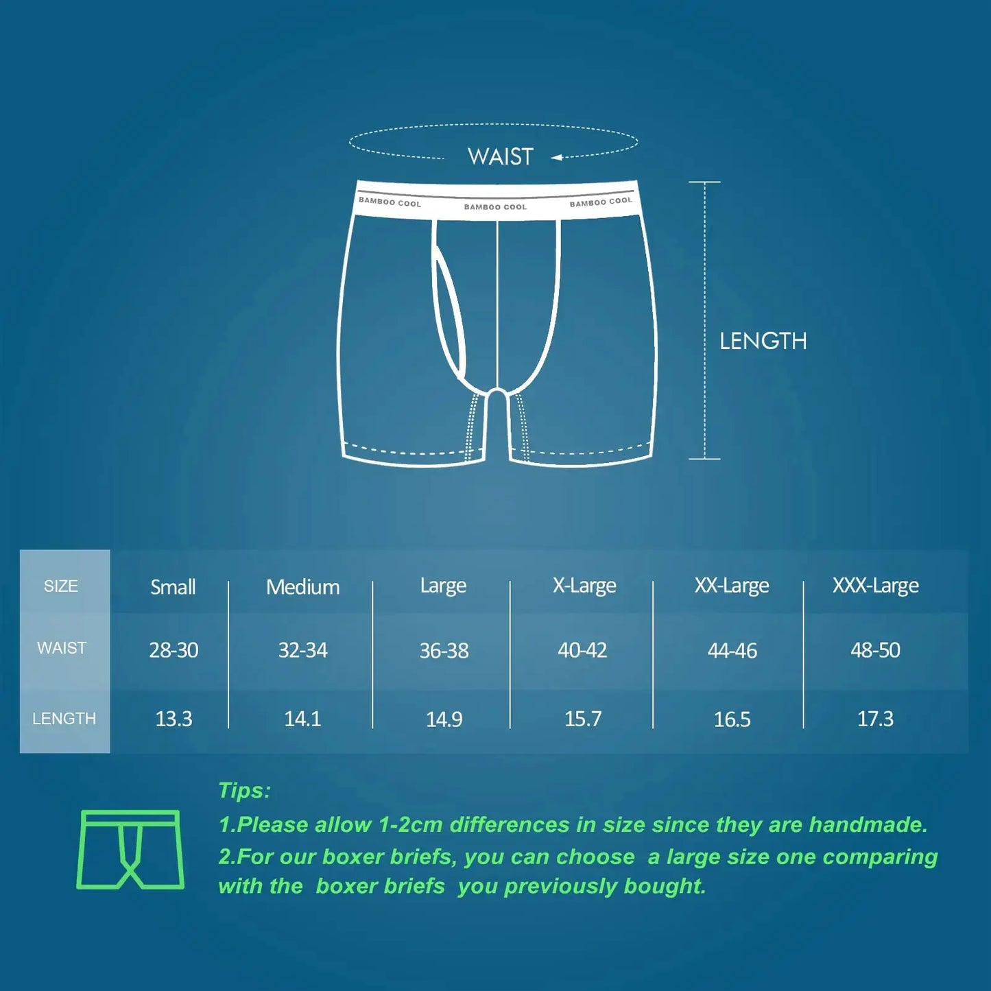 Bamboo Cool Men's Boxer Briefs with 3D Pouch – 4-Pack - Concordia Style Boutique
