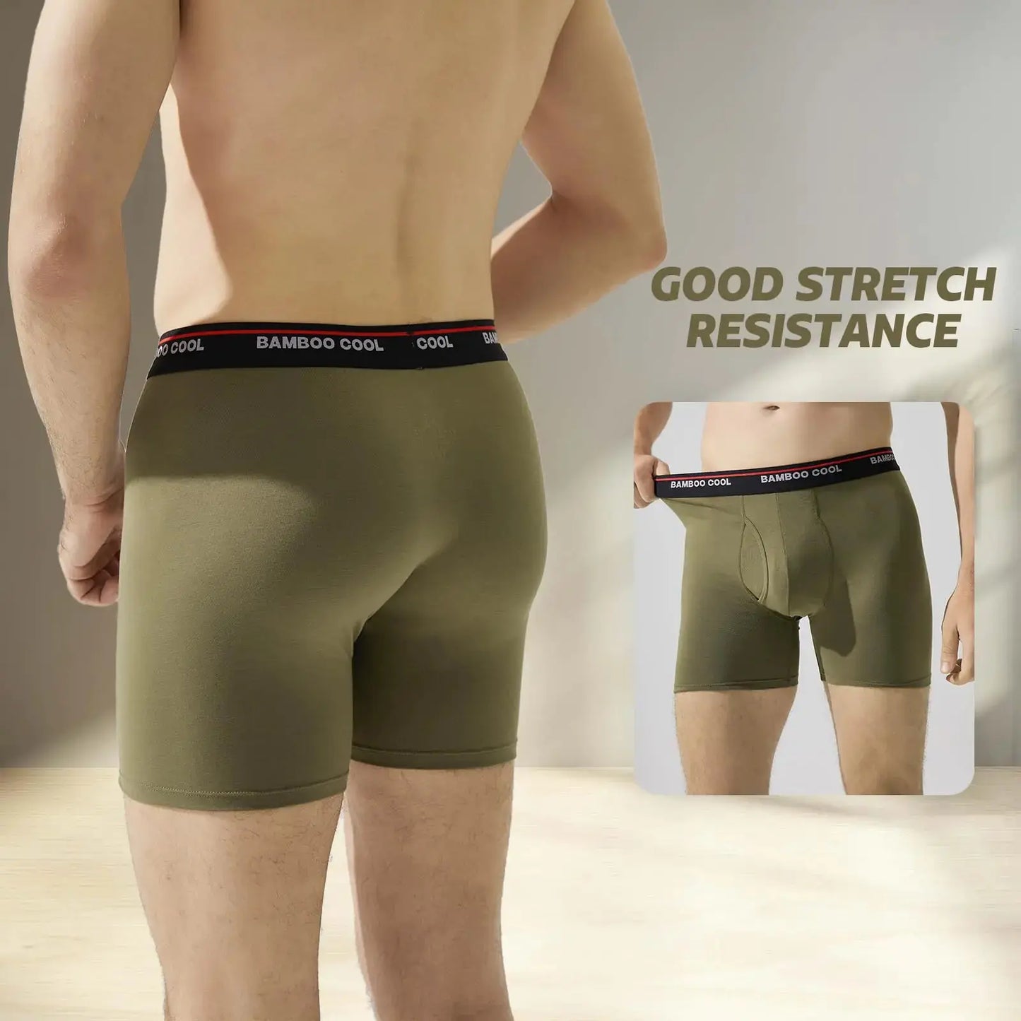 Bamboo Cool Men's Boxer Briefs with 3D Pouch – 4-Pack - Concordia Style Boutique