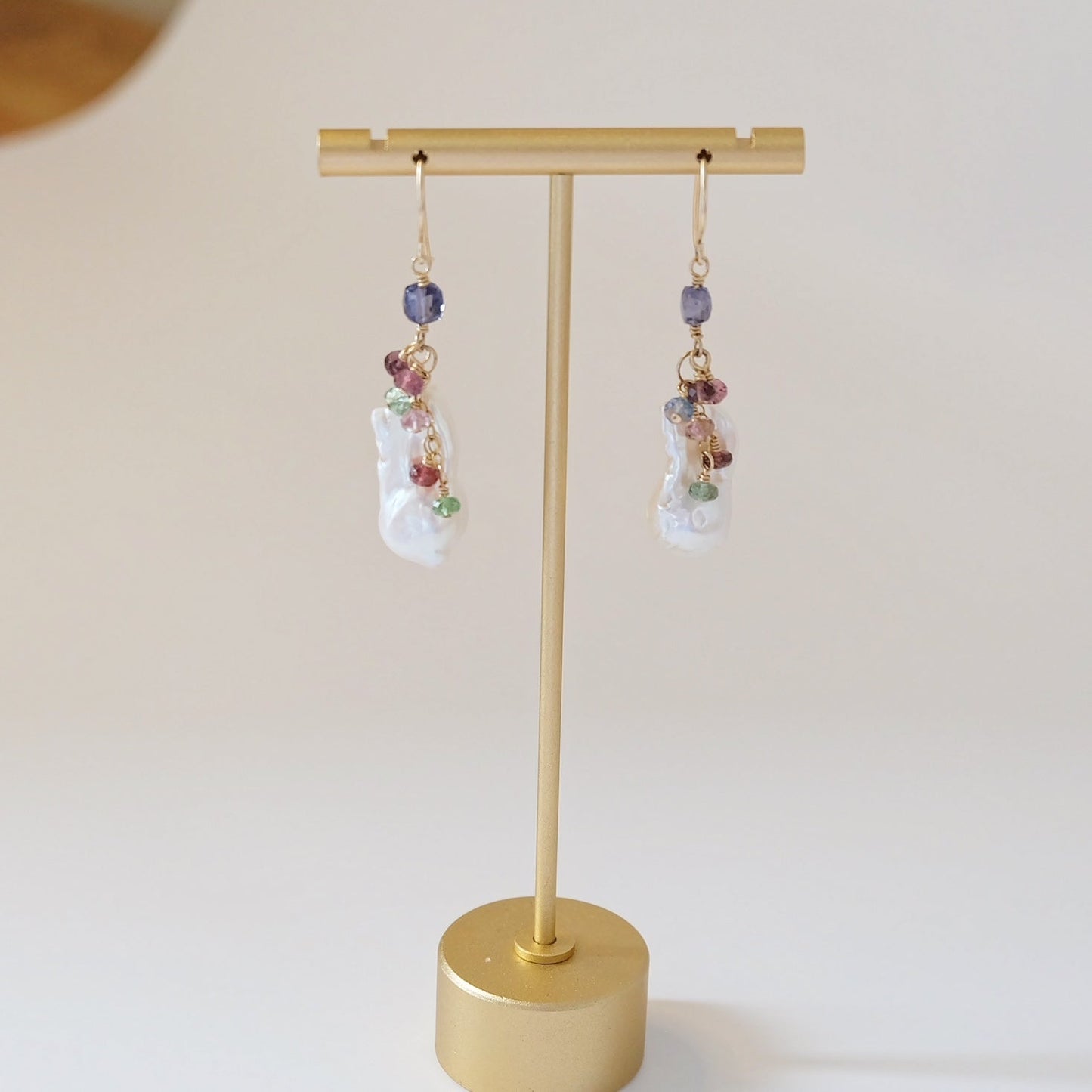 Stunning Baroque Pearl Earrings: One Of A Kind