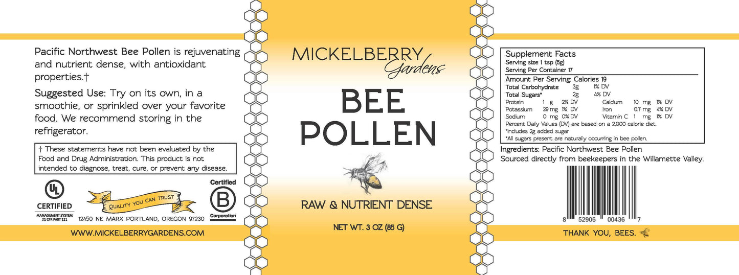 Bee Pollen - Concordia Style Boutique