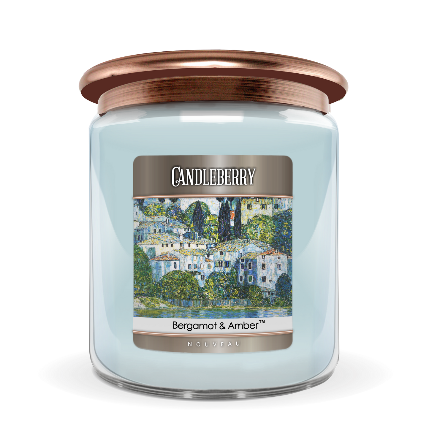NOUVEAU™ - Bergamot & Amber™, 3 - Wick, Candy Jar Candle (Collective) - Concordia Style Boutique