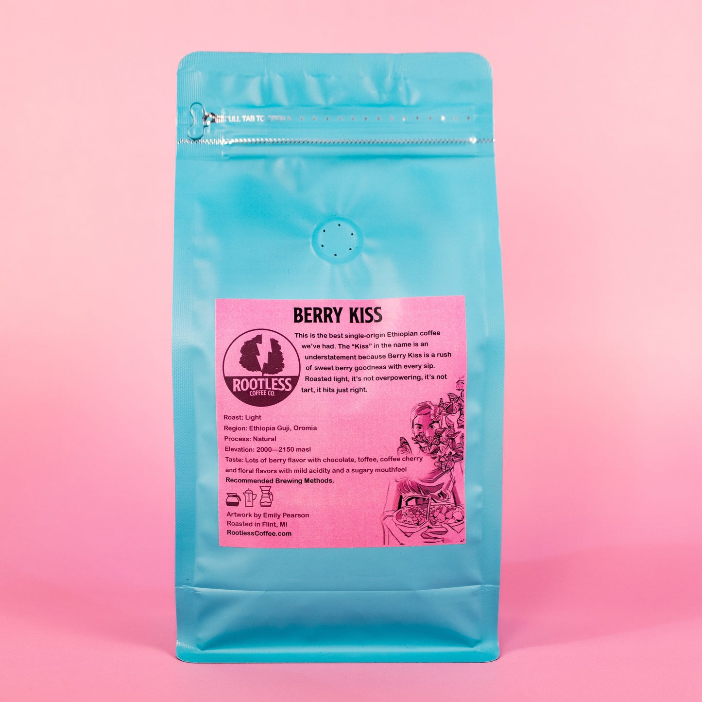 Berry Kiss - Single-Origin Ethiopia Light Roast - Concordia Style Boutique
