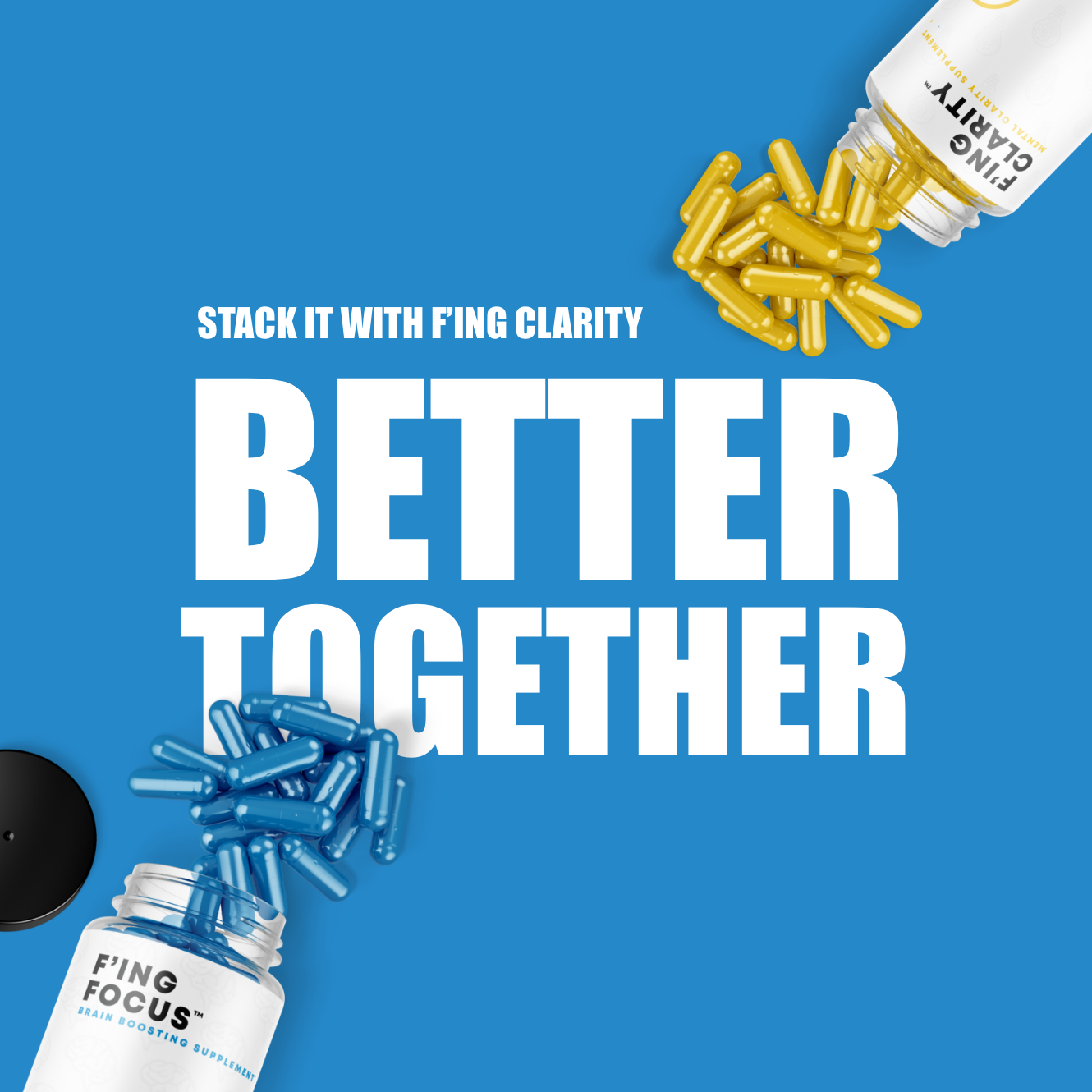 "Laser Focus Legend" Stack - Premium Supplement from F'ing Focus Brain Boosting Supplement - Just $55! Shop now at Concordia Style Boutique