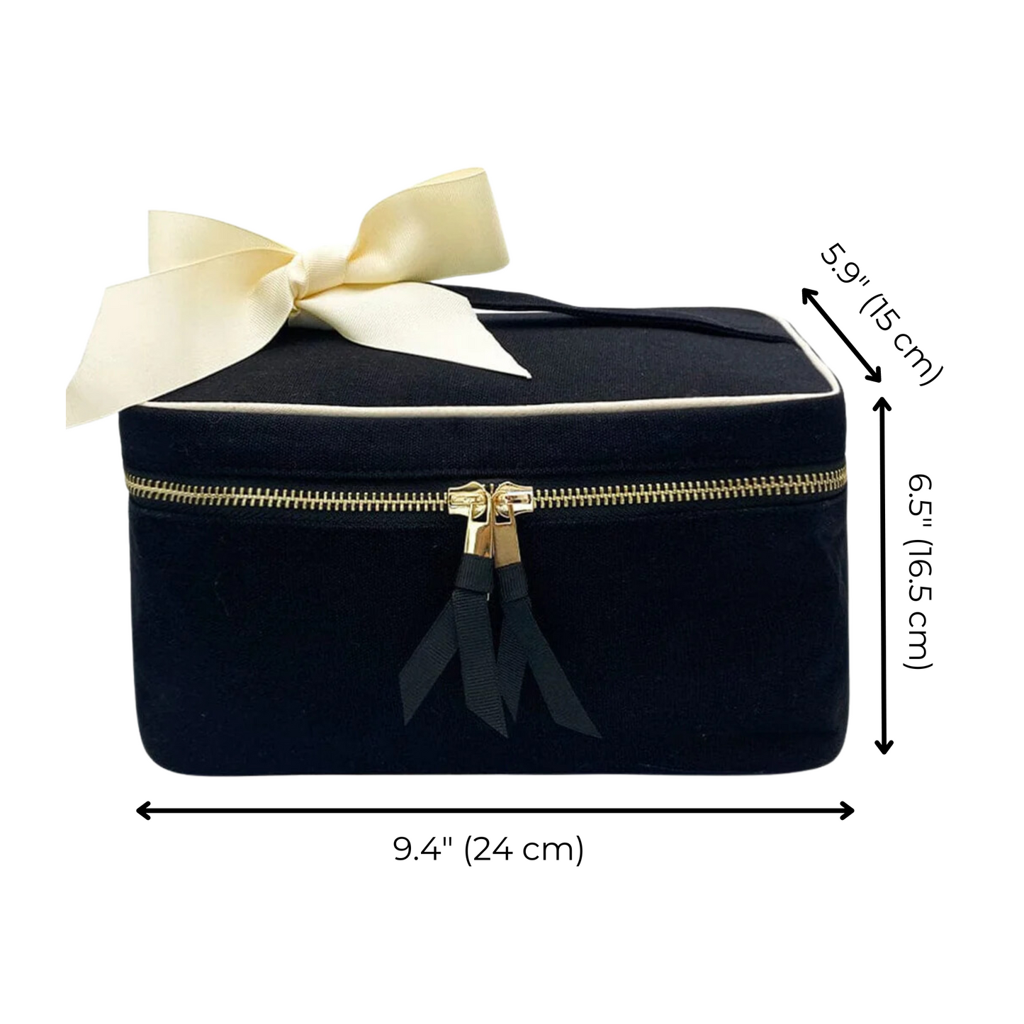 Medium Box Makeup & Toiletry, Black - Concordia Style Boutique