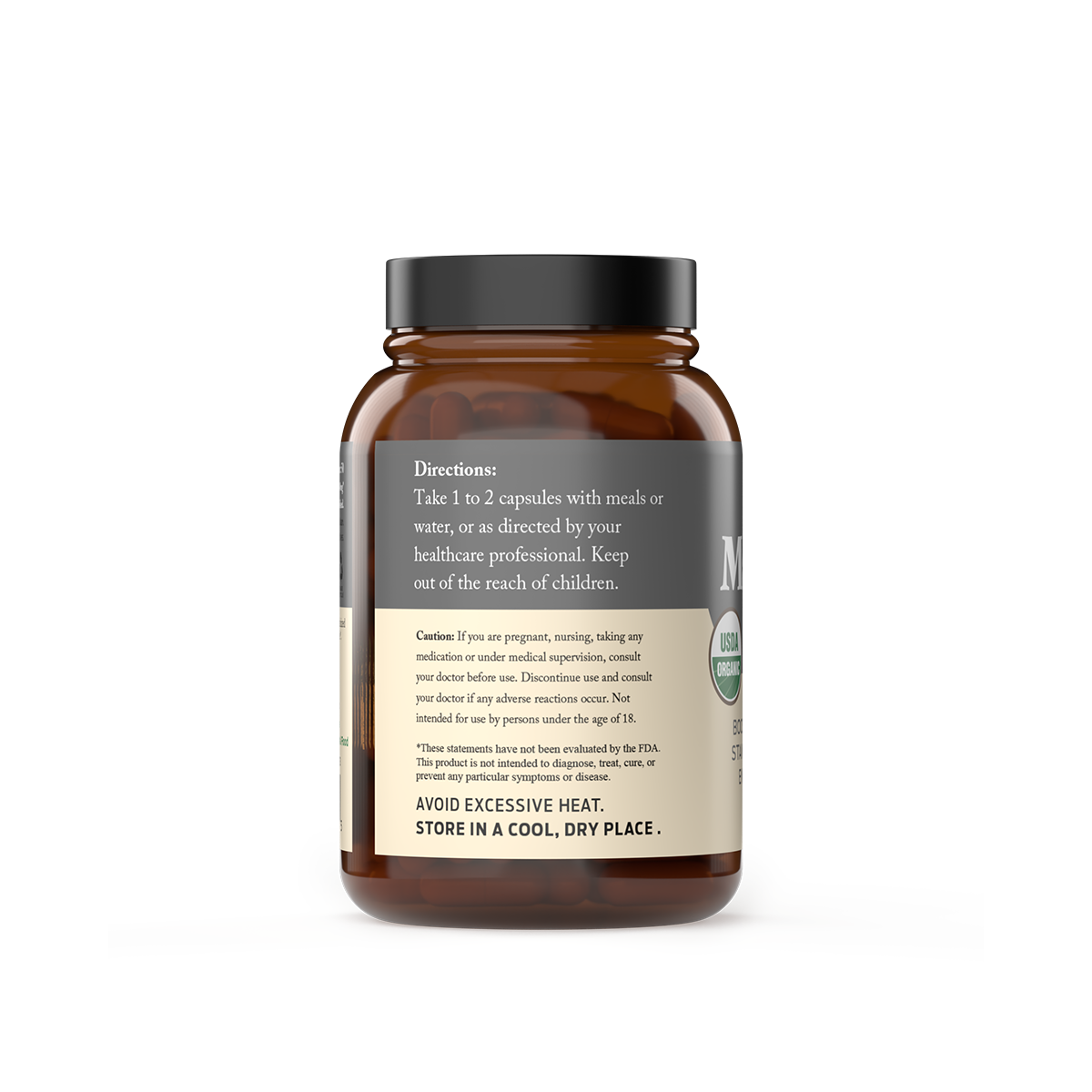 Organic Black Maca Root Capsules
