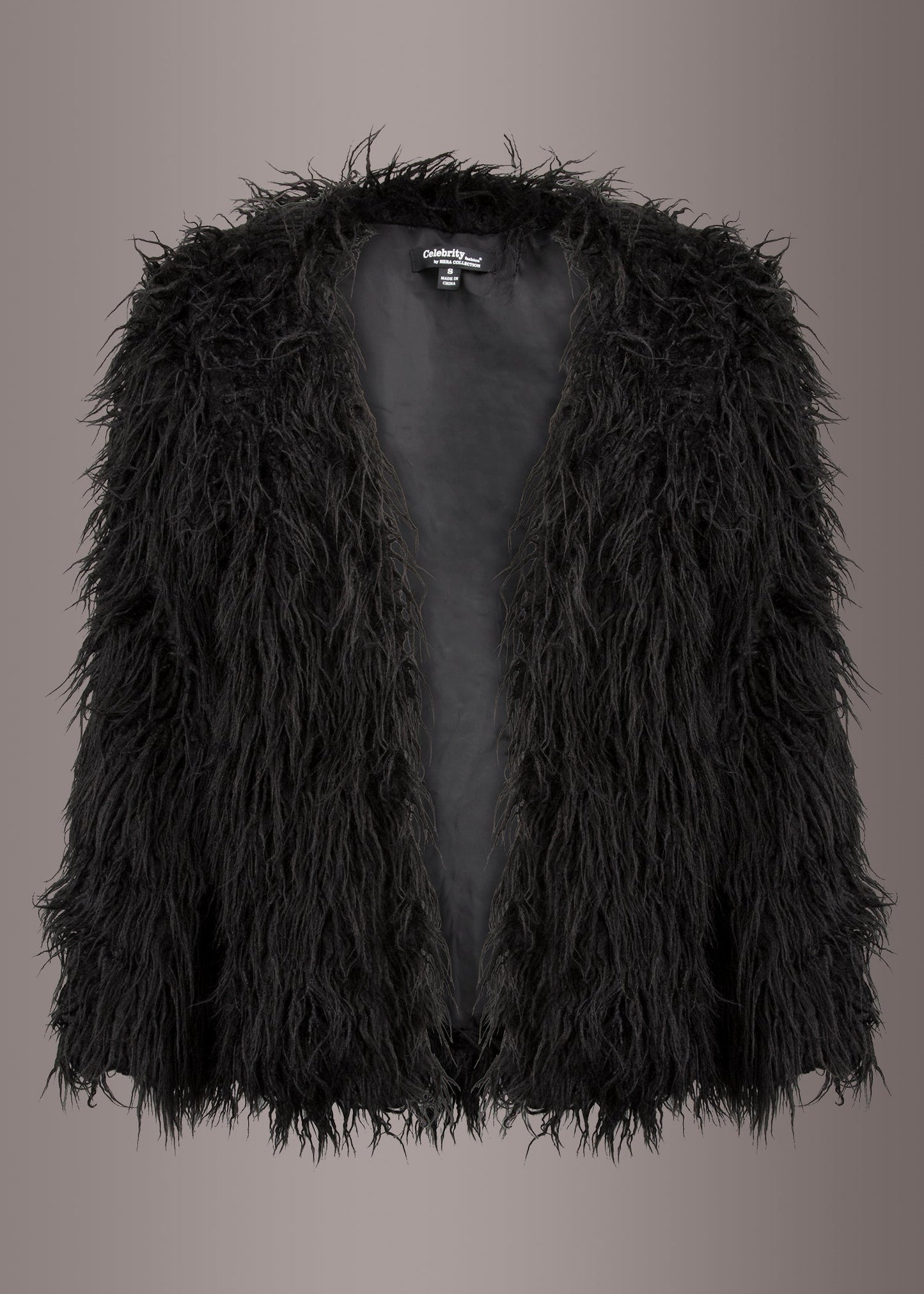 Bad Reputation Black Faux Fur Shaggy Jacket - Concordia Style Boutique