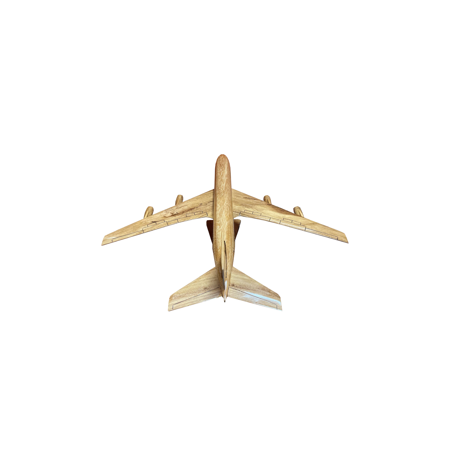 Boeing 707 Mahogany Wood Desktop Airplane Model
