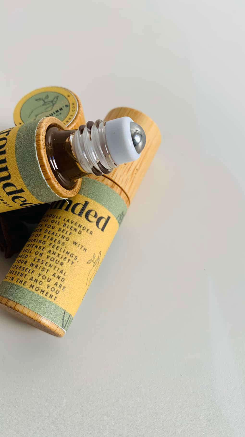 Grounding Essential Oil Blend Roll-On – Organic Ingredients