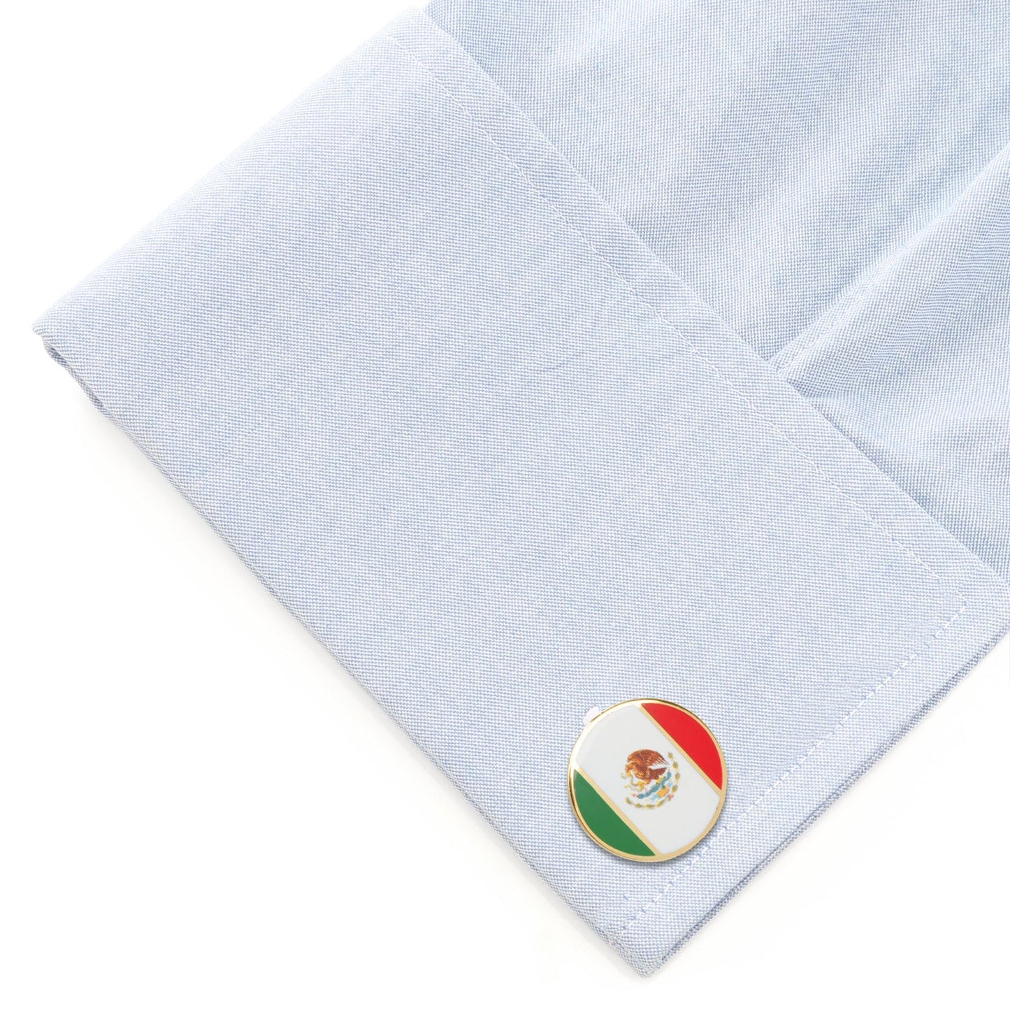 Mexico Flag Cufflinks - Concordia Style Boutique