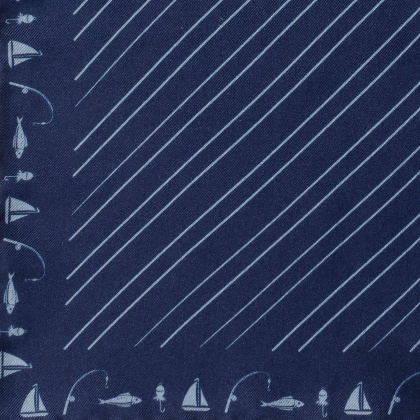 Nautical Blue Pocket Square - Concordia Style Boutique