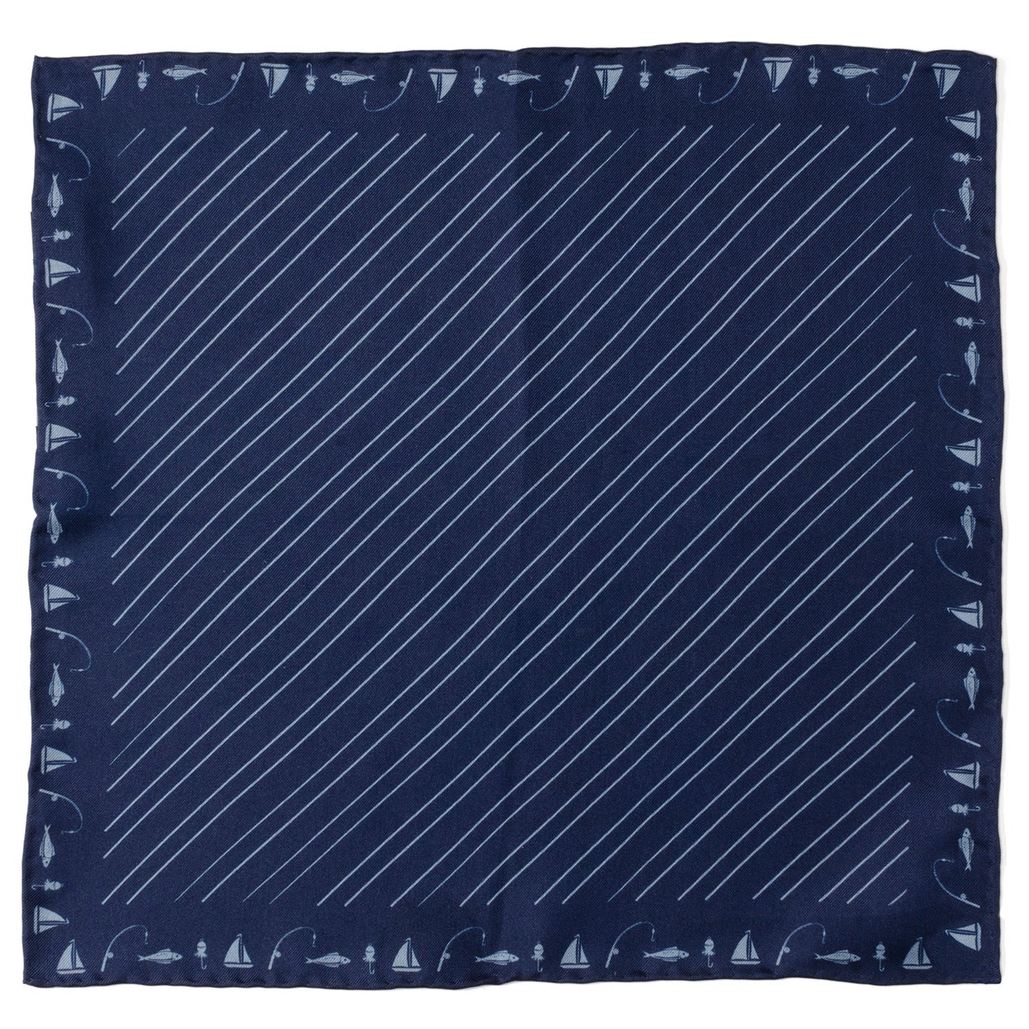 Nautical Blue Pocket Square - Concordia Style Boutique