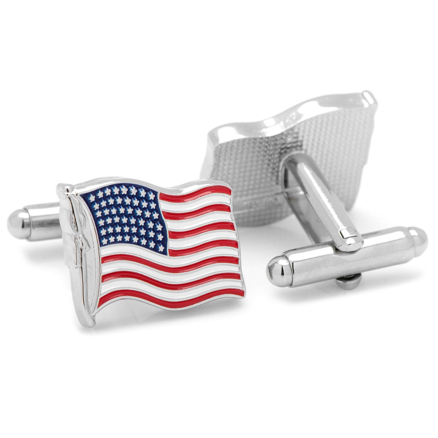 Waving American Flag Cufflinks - Concordia Style Boutique