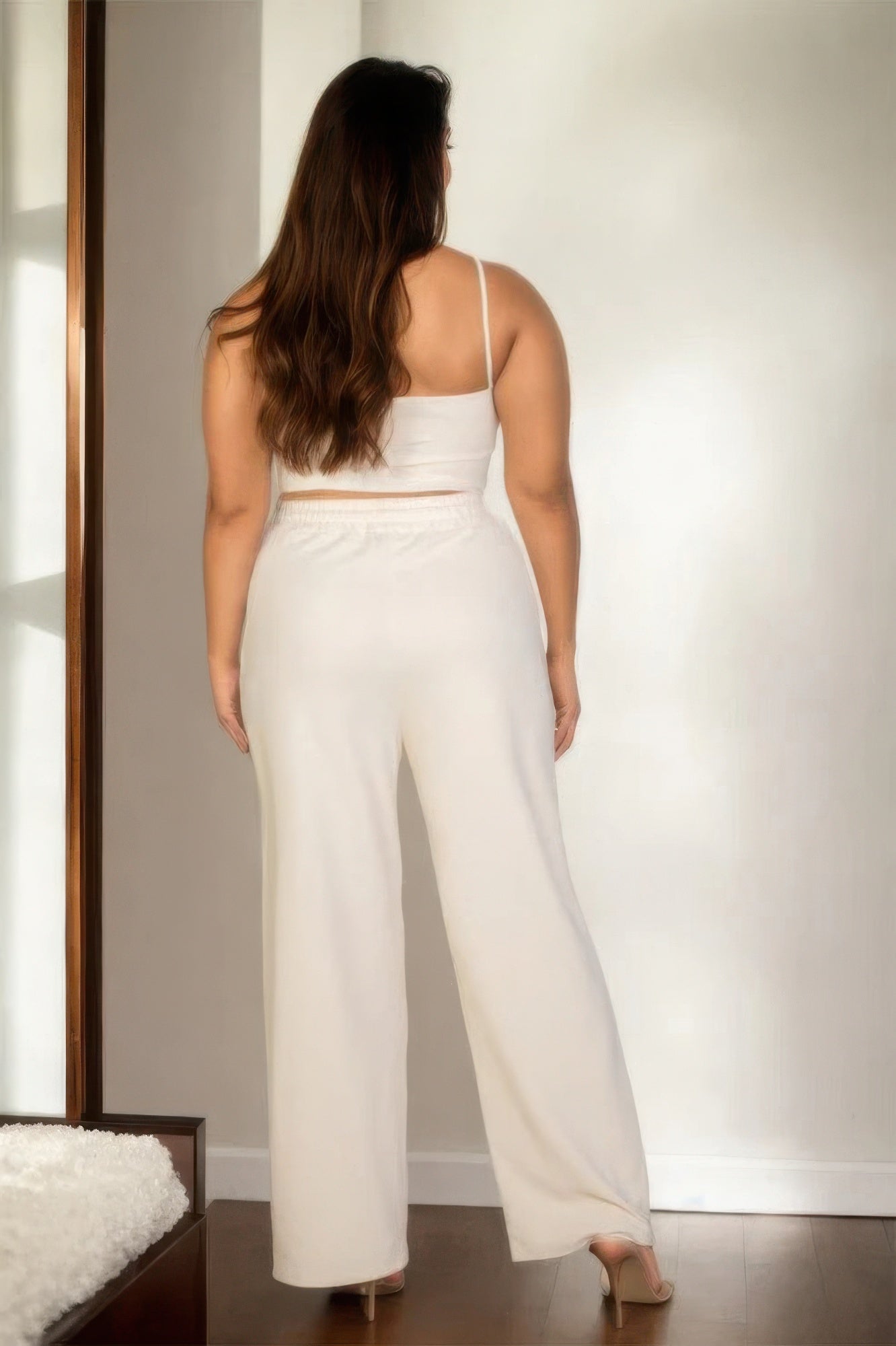 Bustier Crop Cami Top & Slant Pocket Straight Pants - Concordia Style Boutique