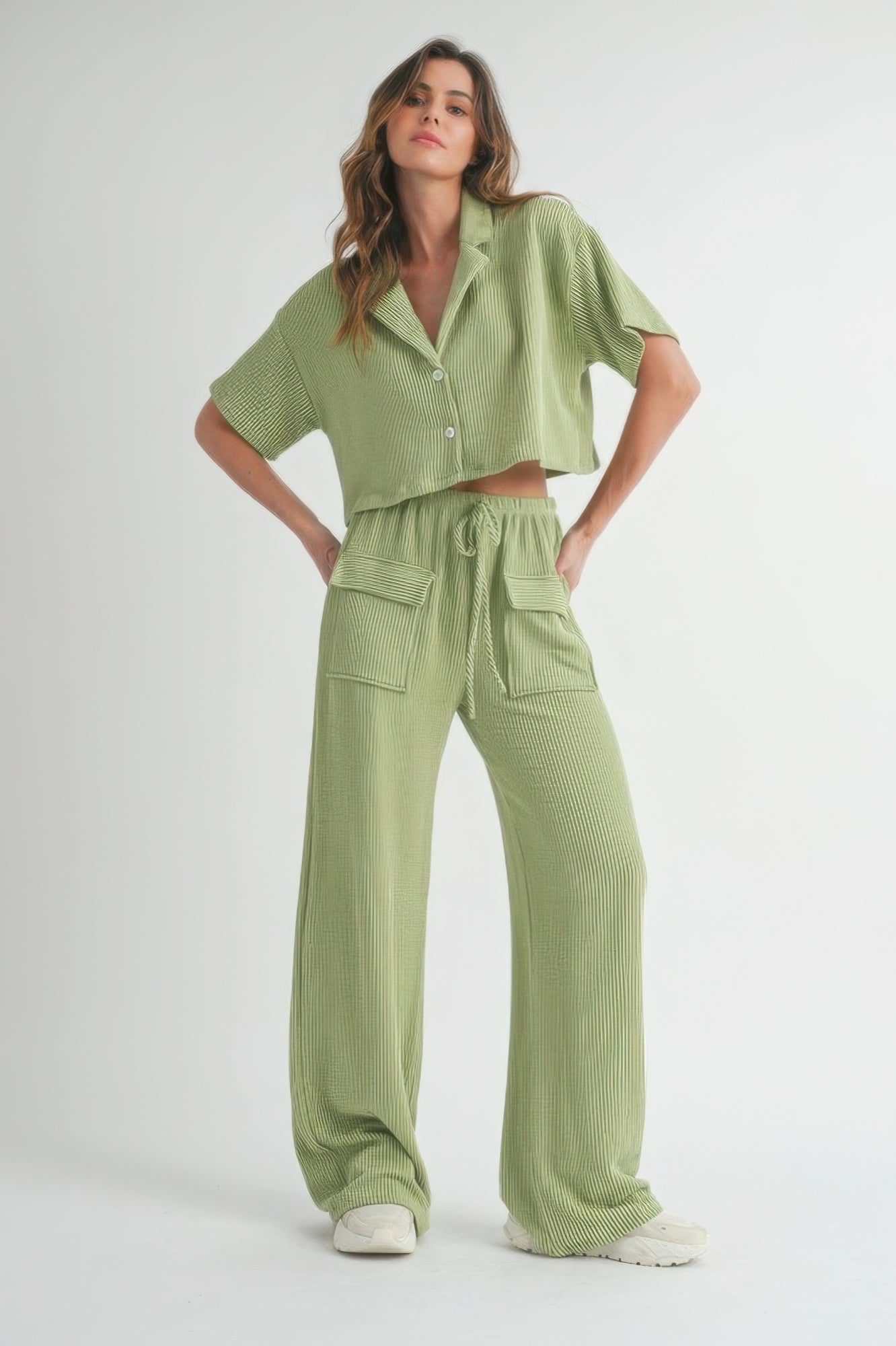 Button Up 2 Piece Set - Concordia Style Boutique