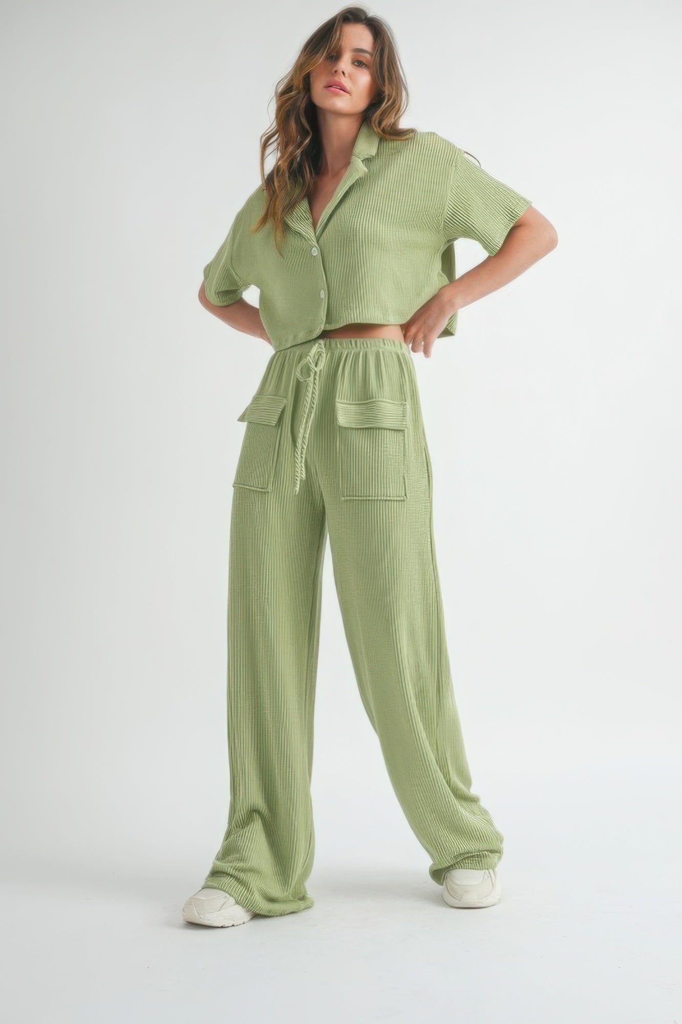Button Up 2 Piece Set - Concordia Style Boutique
