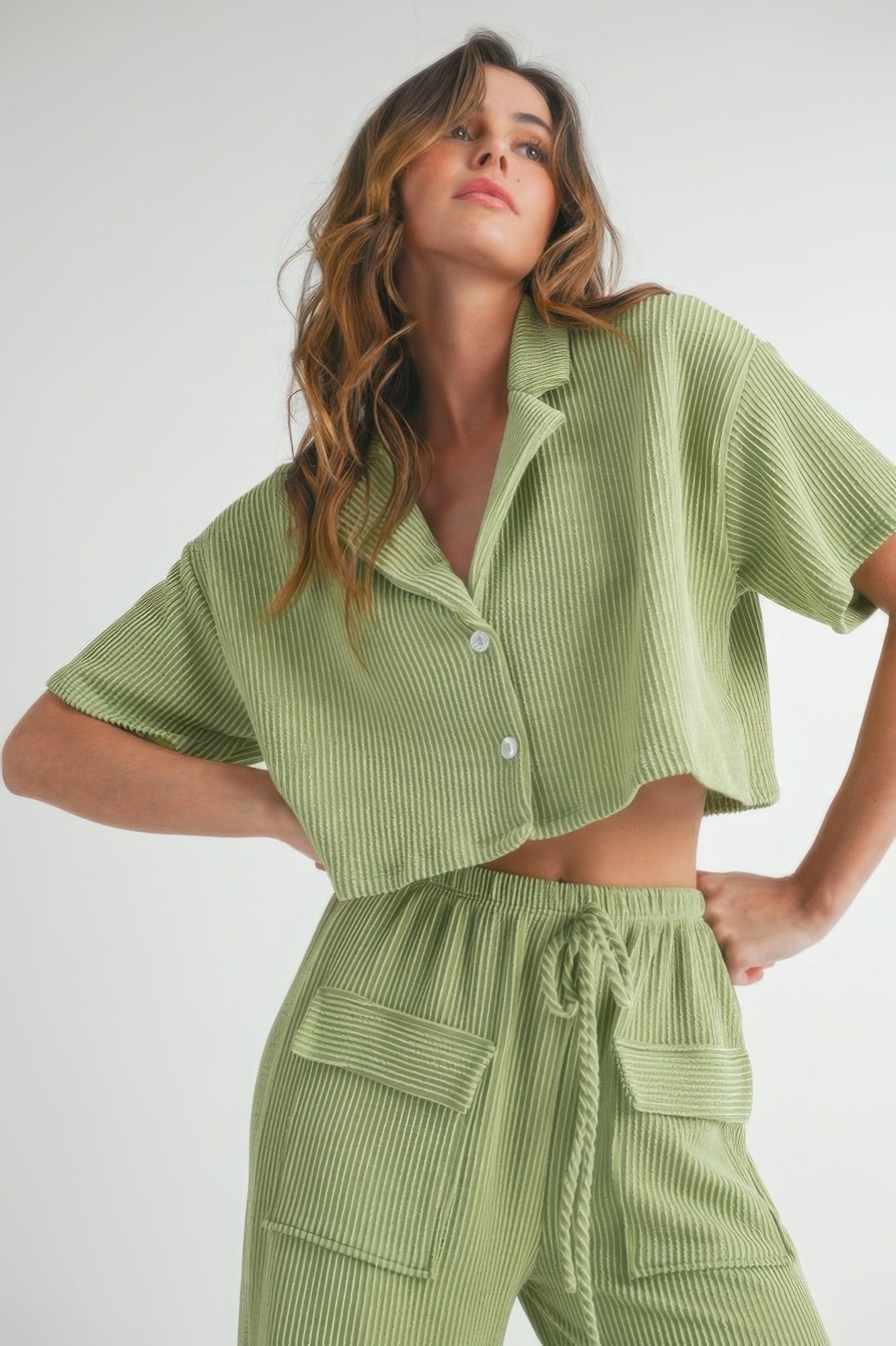 Button Up 2 Piece Set - Concordia Style Boutique