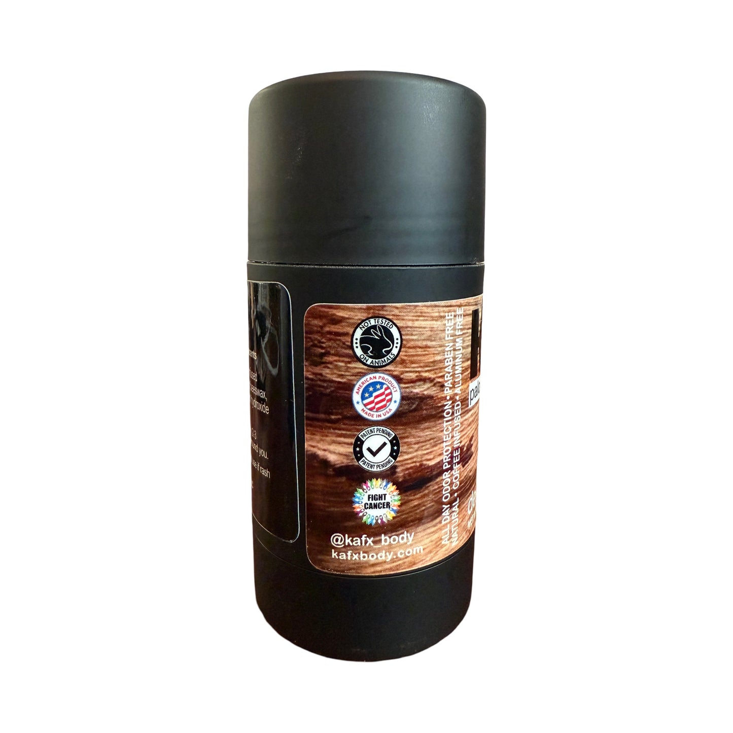 Palo Santo + Sandalwood KAFX Body Natural Coffee Infused Deodorant - Concordia Style Boutique
