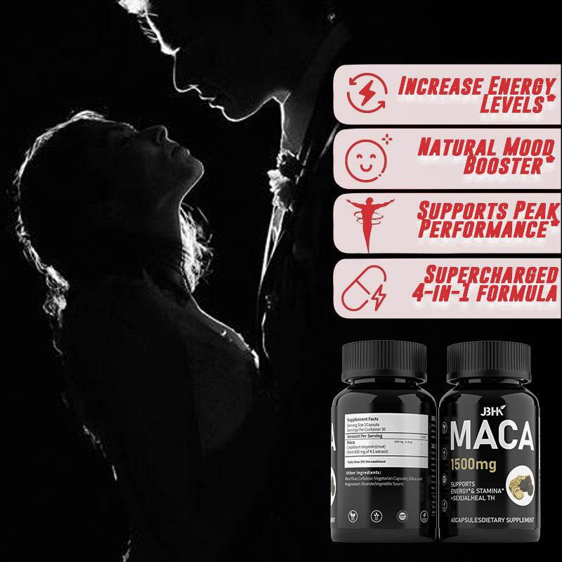Maca Capsules - Male Nourishing Dietary Supplement - Concordia Style Boutique