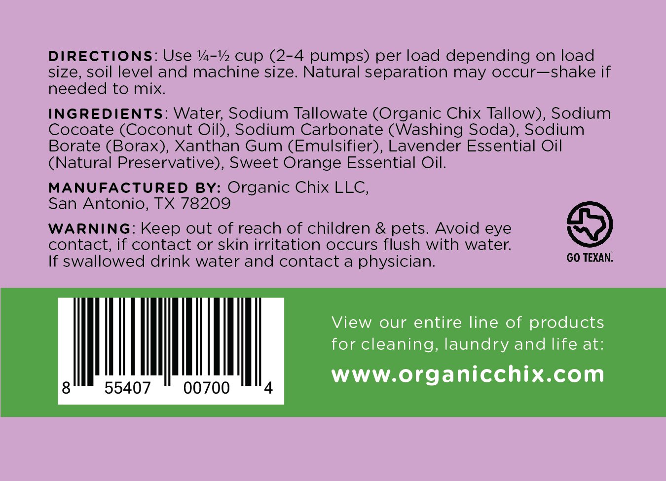 Laundry Soap, 96oz Spout Pack - Concordia Style Boutique