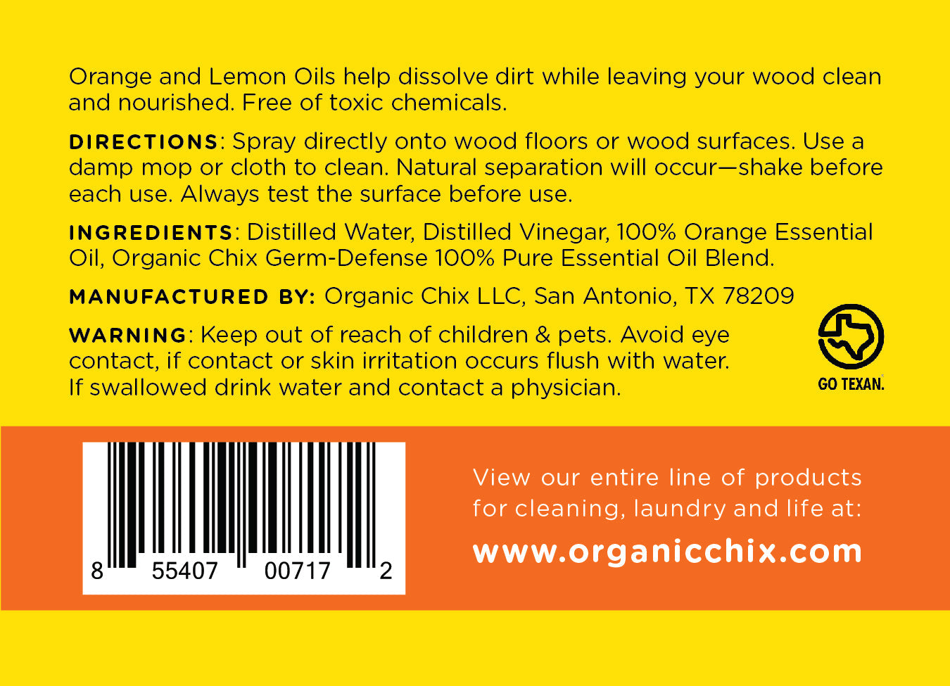 Wood Floor and Surface Cleaner + Refill Options - Concordia Style Boutique