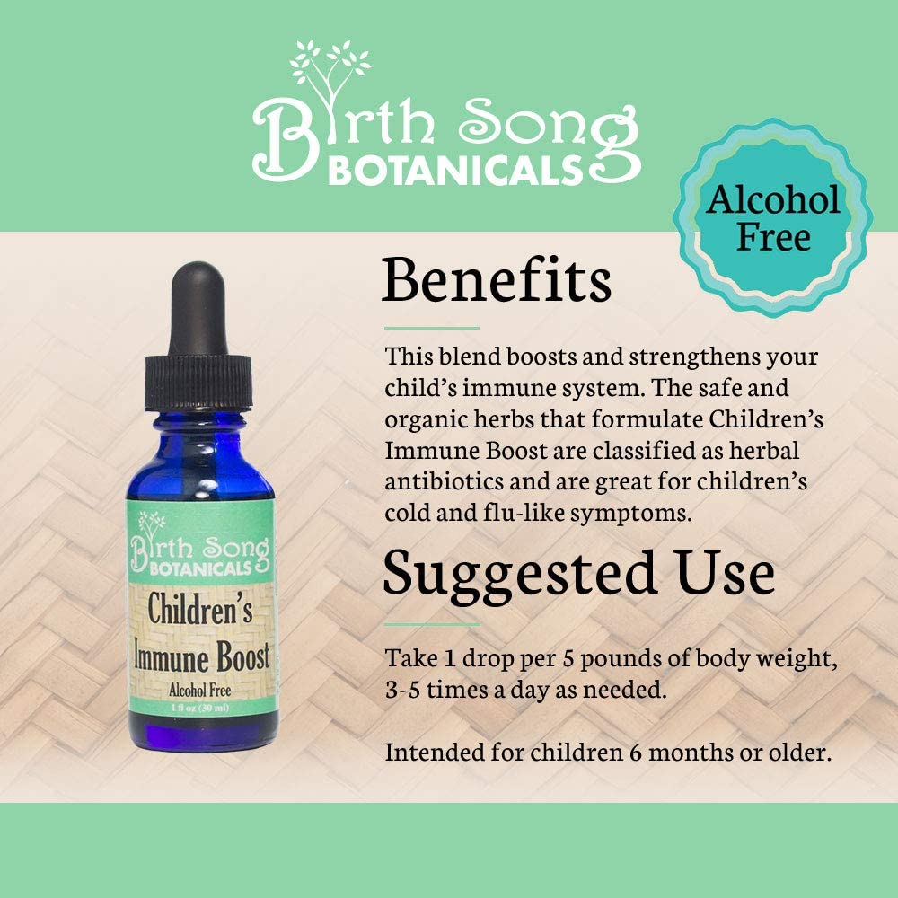 Children's Immune Booster Tincture* with Organic Echinacea 1 oz. - Concordia Style Boutique