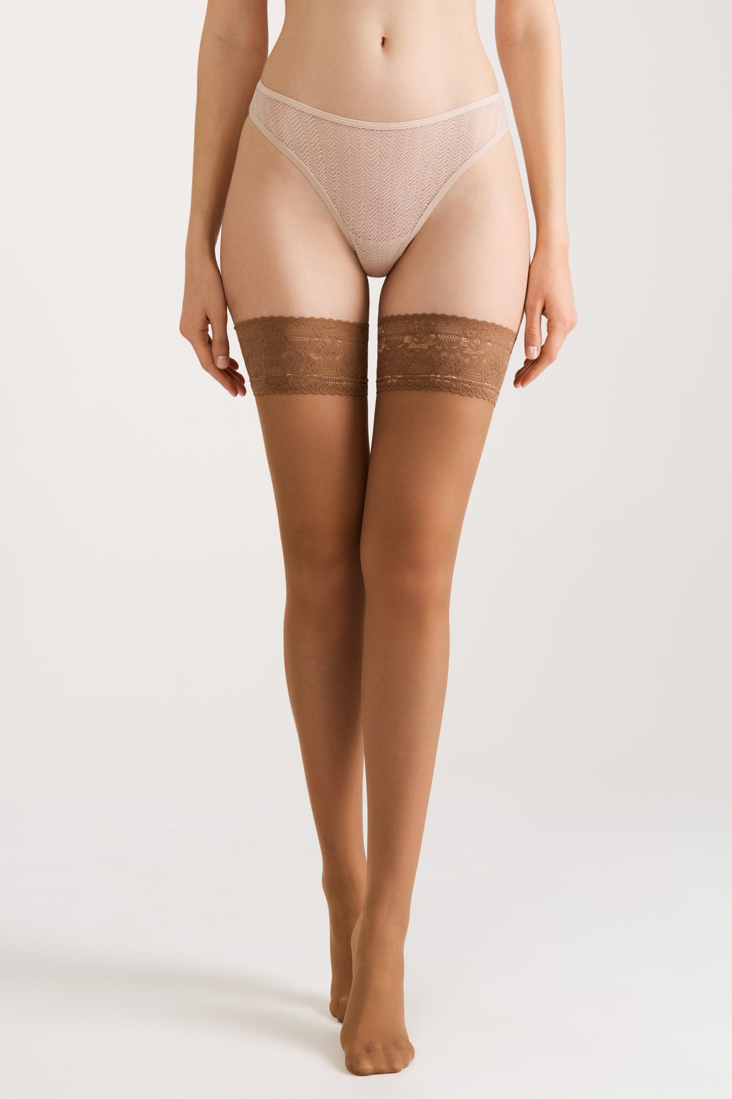 Stockings Conte Class 40 Den - Silicone Lace Top - Concordia Style Boutique