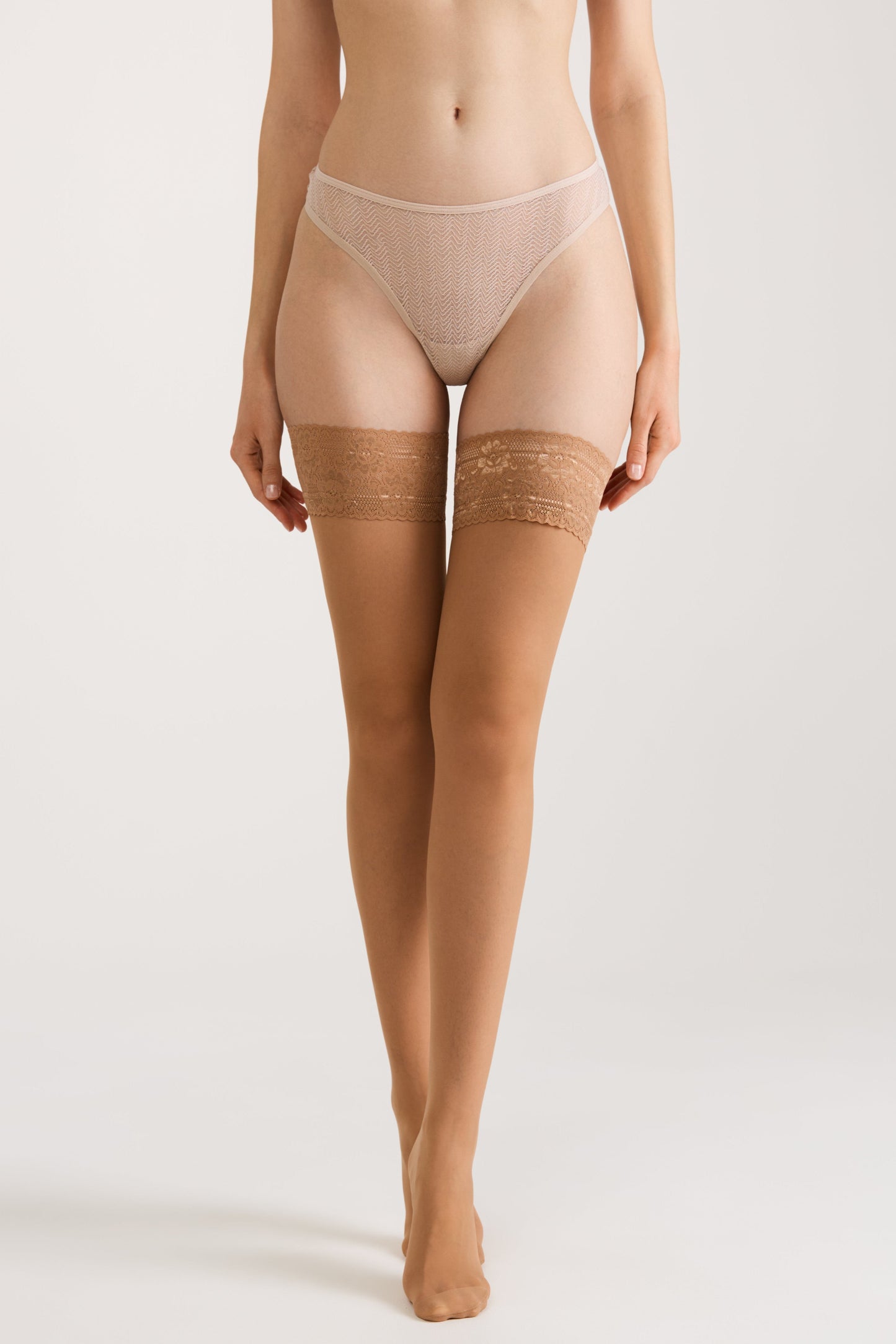 Stockings Conte Class 40 Den - Silicone Lace Top - Concordia Style Boutique