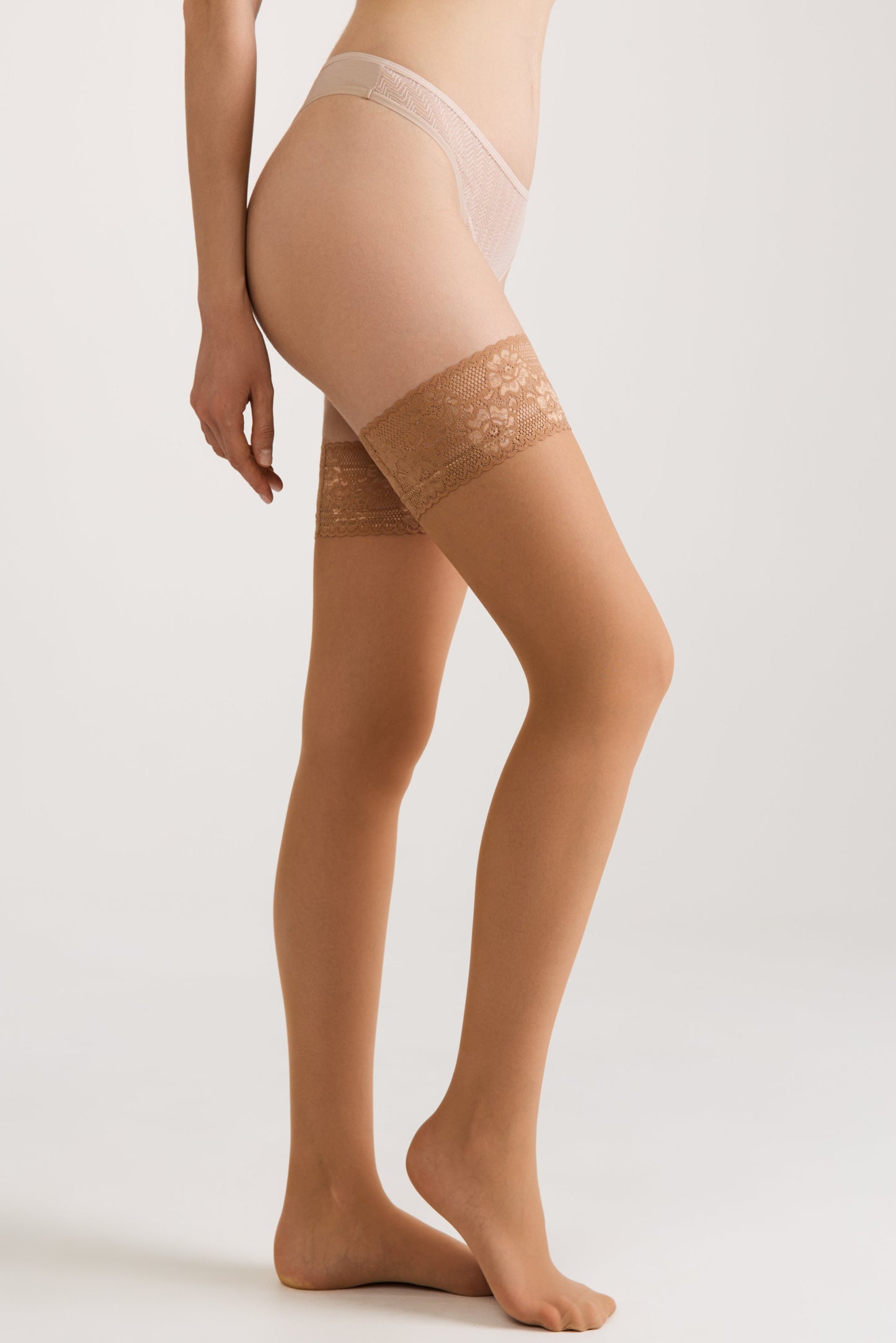 Stockings Conte Class 40 Den - Silicone Lace Top - Concordia Style Boutique