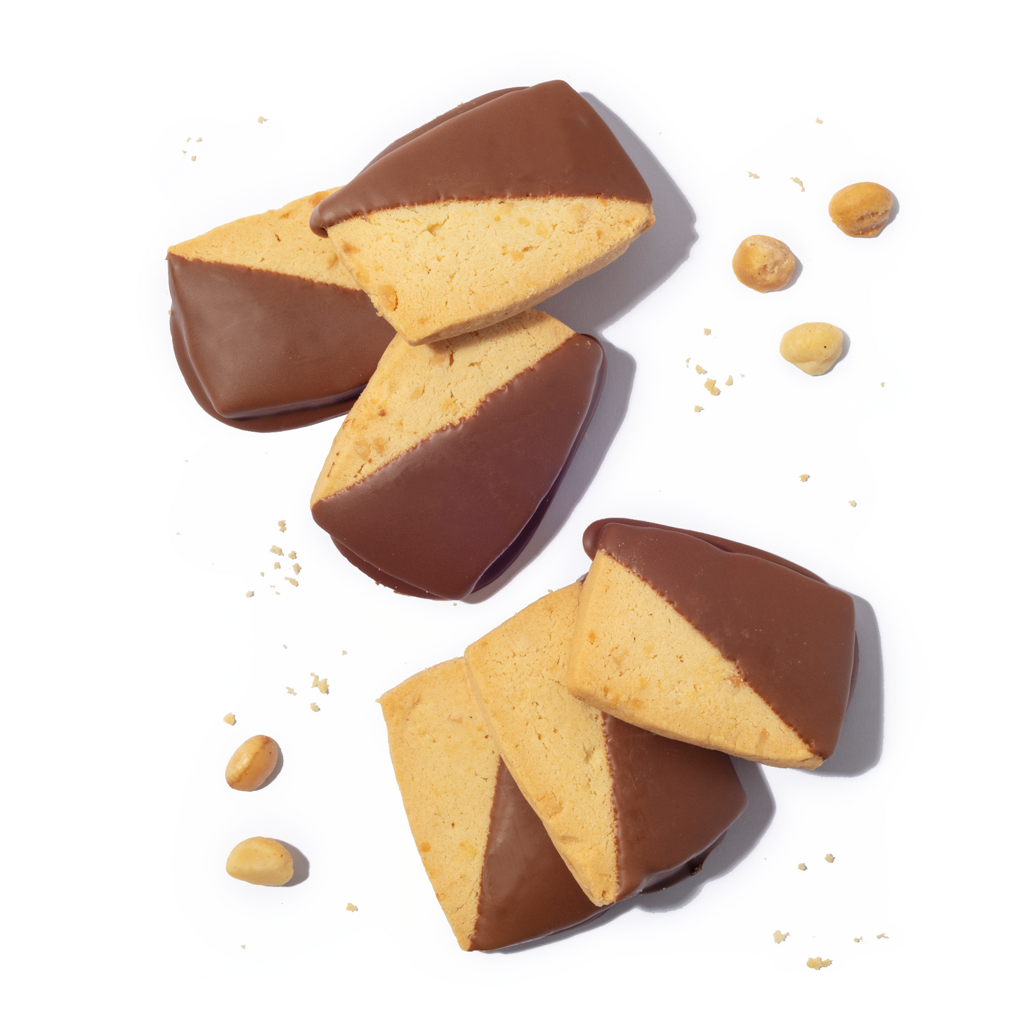 Chocolate-Dipped Macadamia Shortbread - Concordia Style Boutique