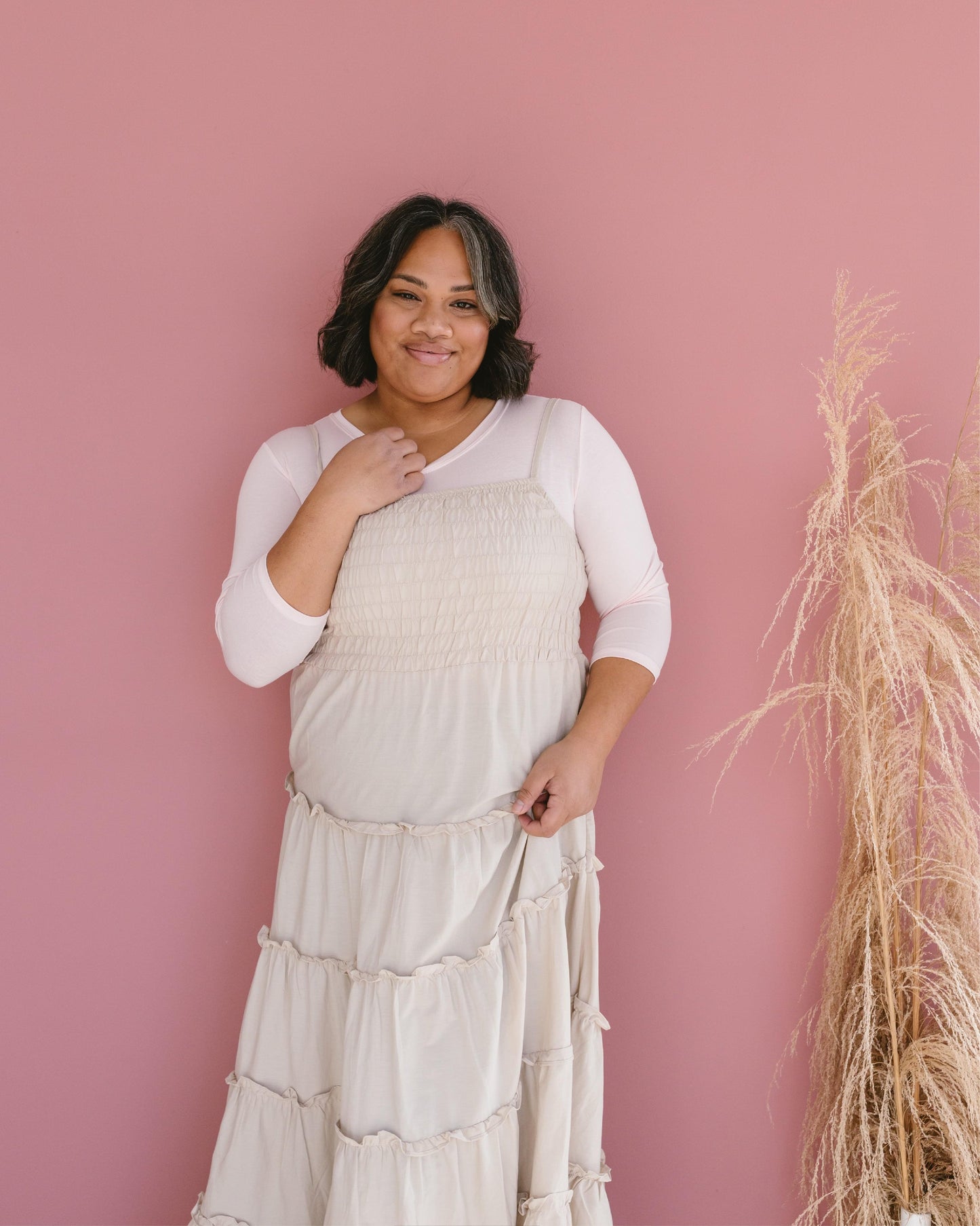 Crew Neck 3/4 Sleeve Halftee - Concordia Style Boutique