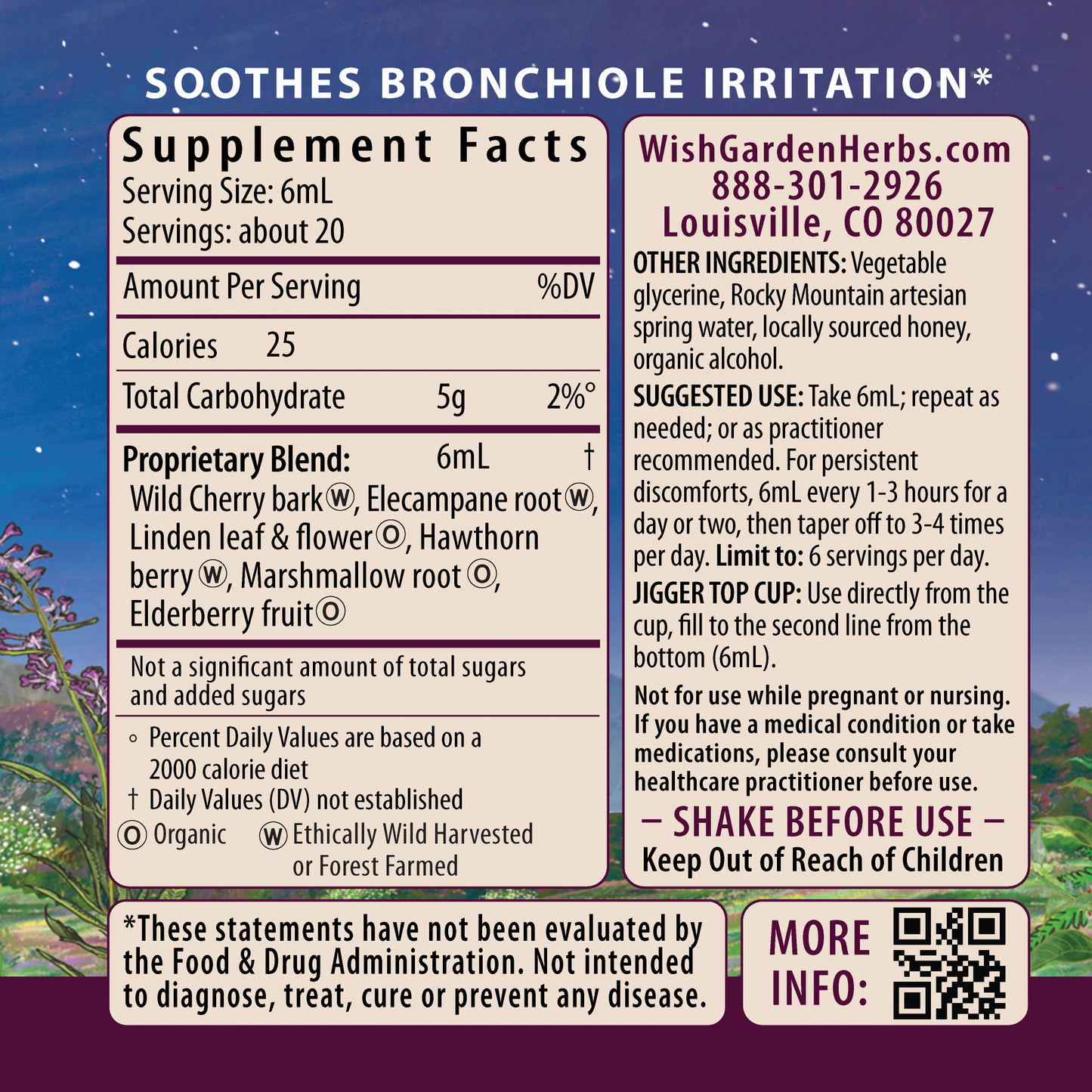Serious AM Cough Soothing Syrup - Concordia Style Boutique